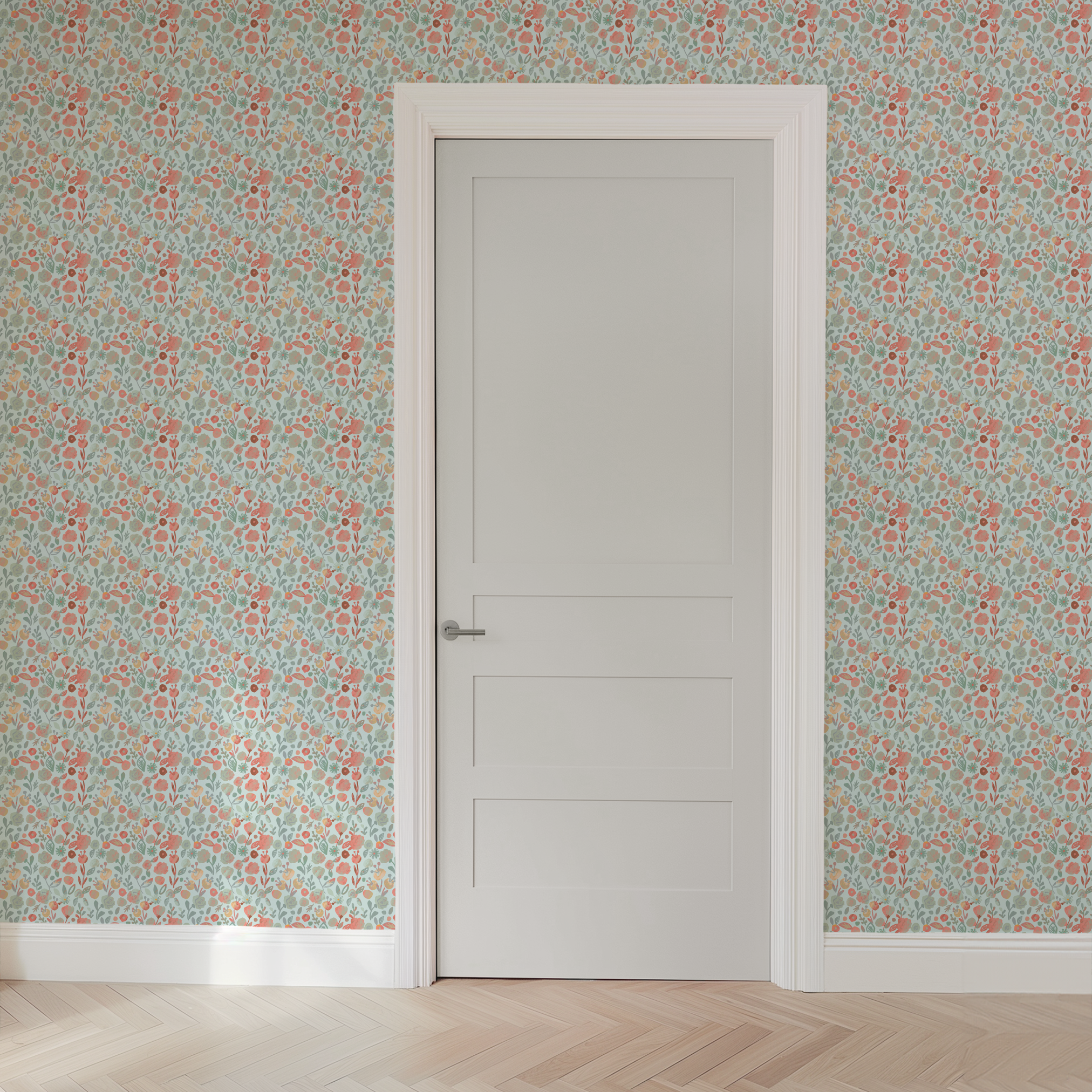  wallpaper door mockup
