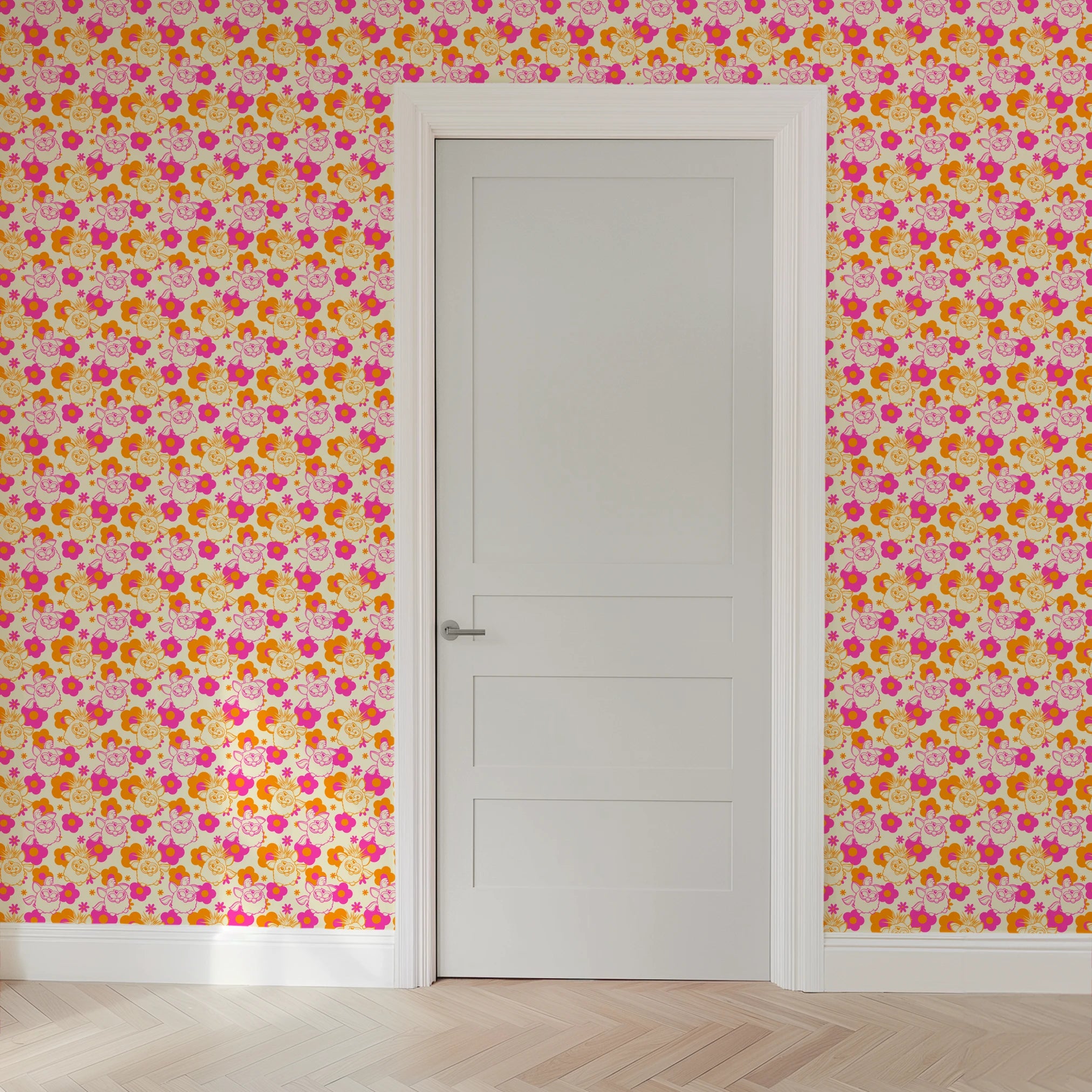 Hasbro Furby Flower Power on Citrus Wallpaper