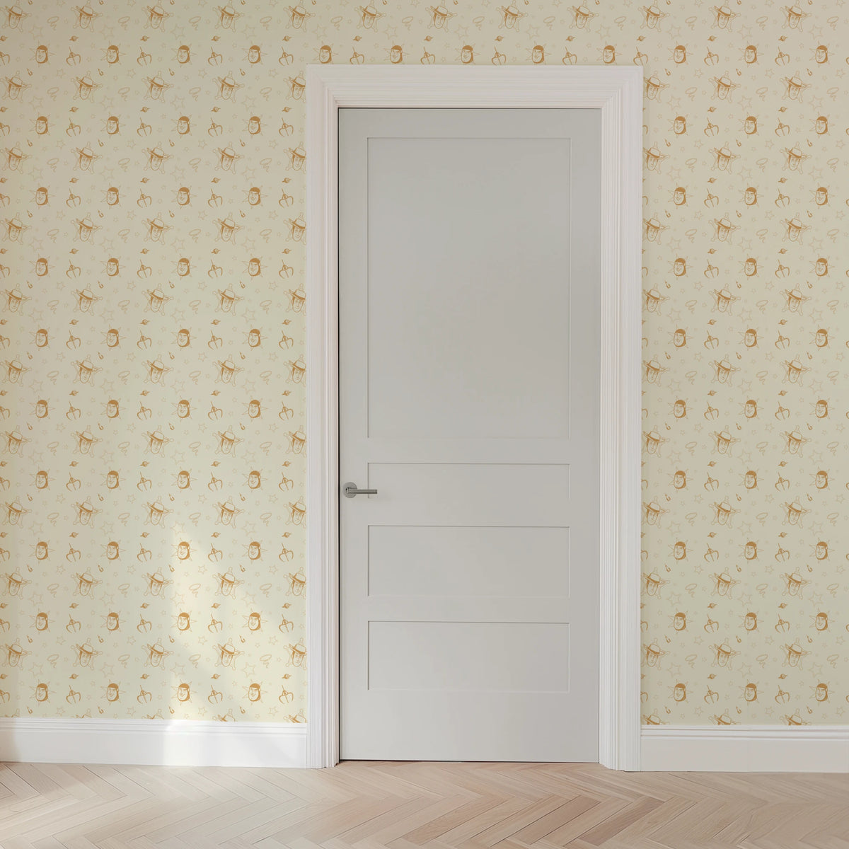 Disney and Pixar Toy Story Infinity on Yellow Wallpaper