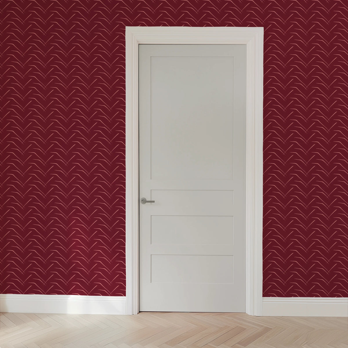 Dartmoore on Oxblood Wallpaper