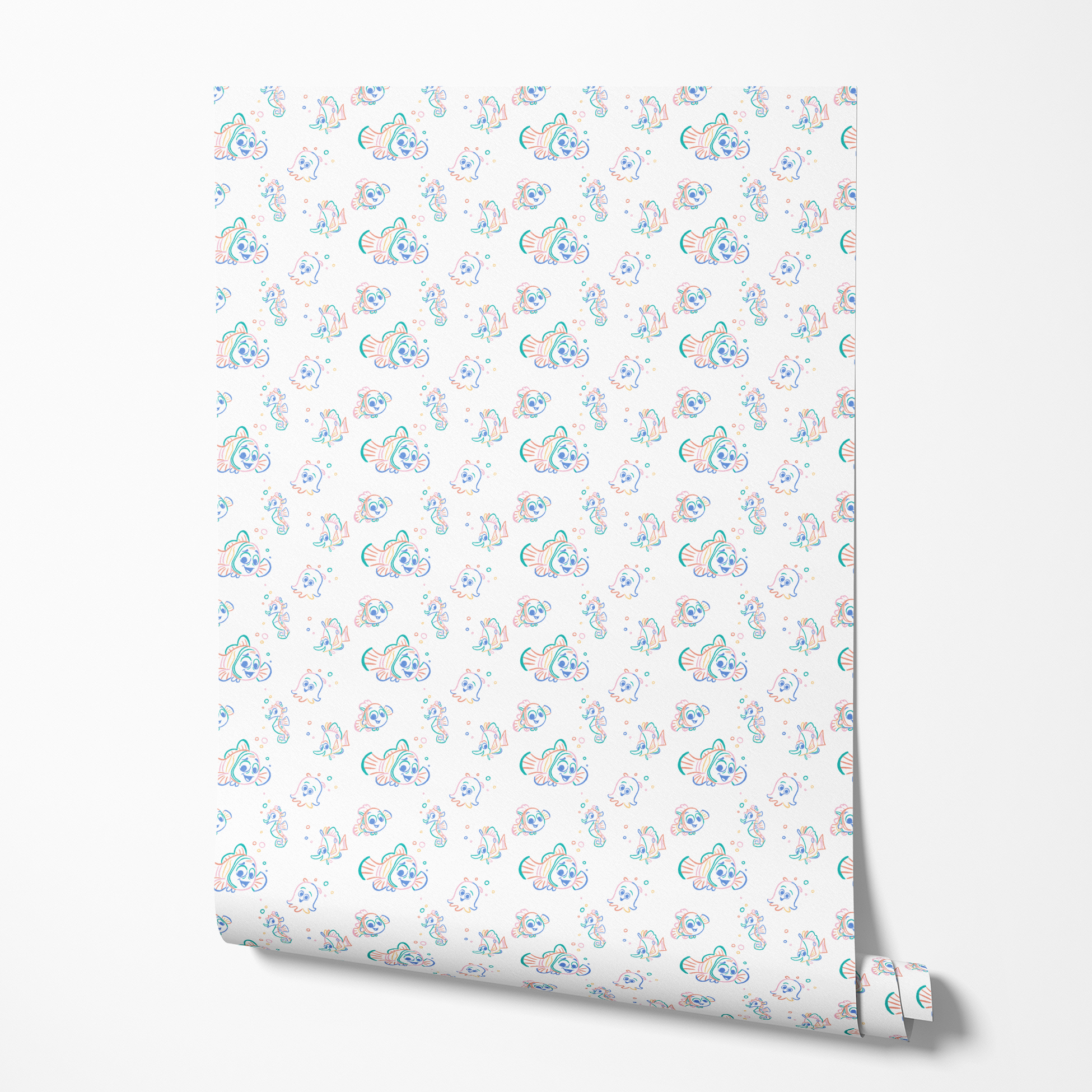  wallpaper roll mockup