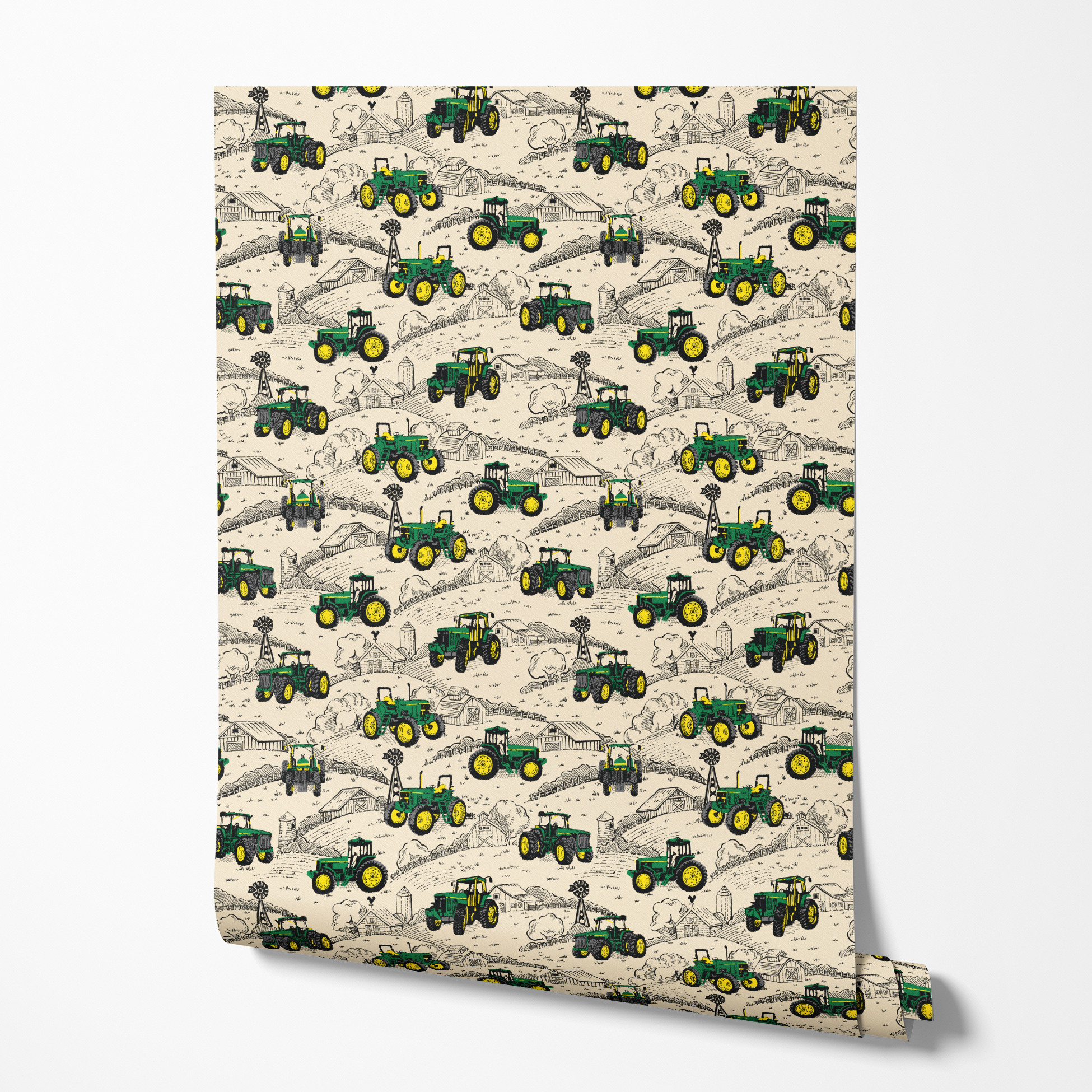  wallpaper roll mockup