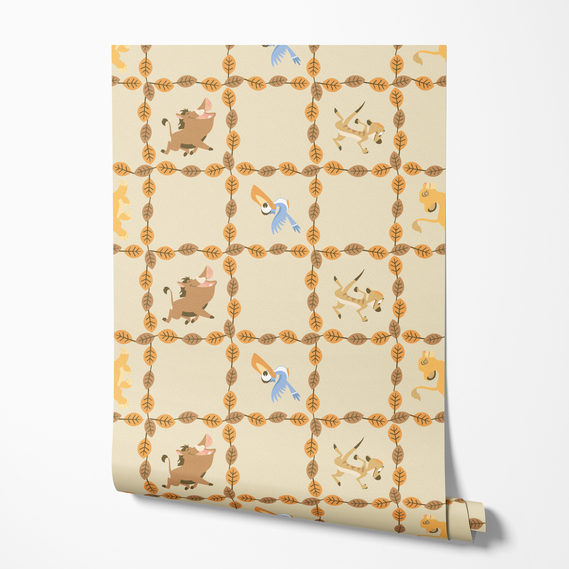  wallpaper roll mockup