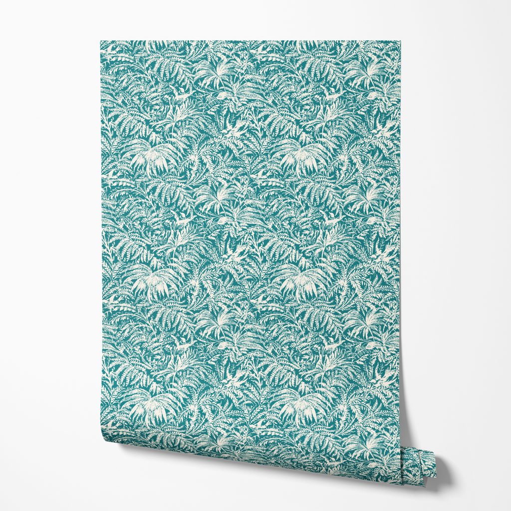 Teal Wallpaper Peel And Sticknull