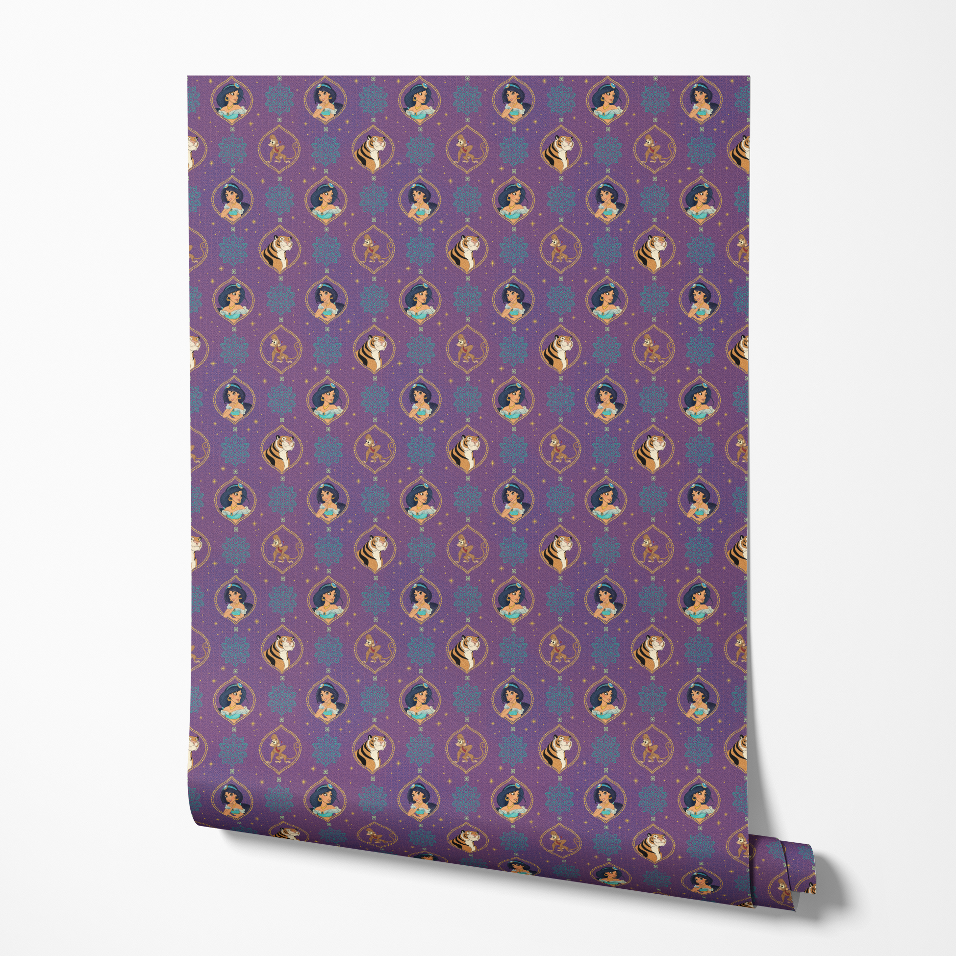  wallpaper roll mockup