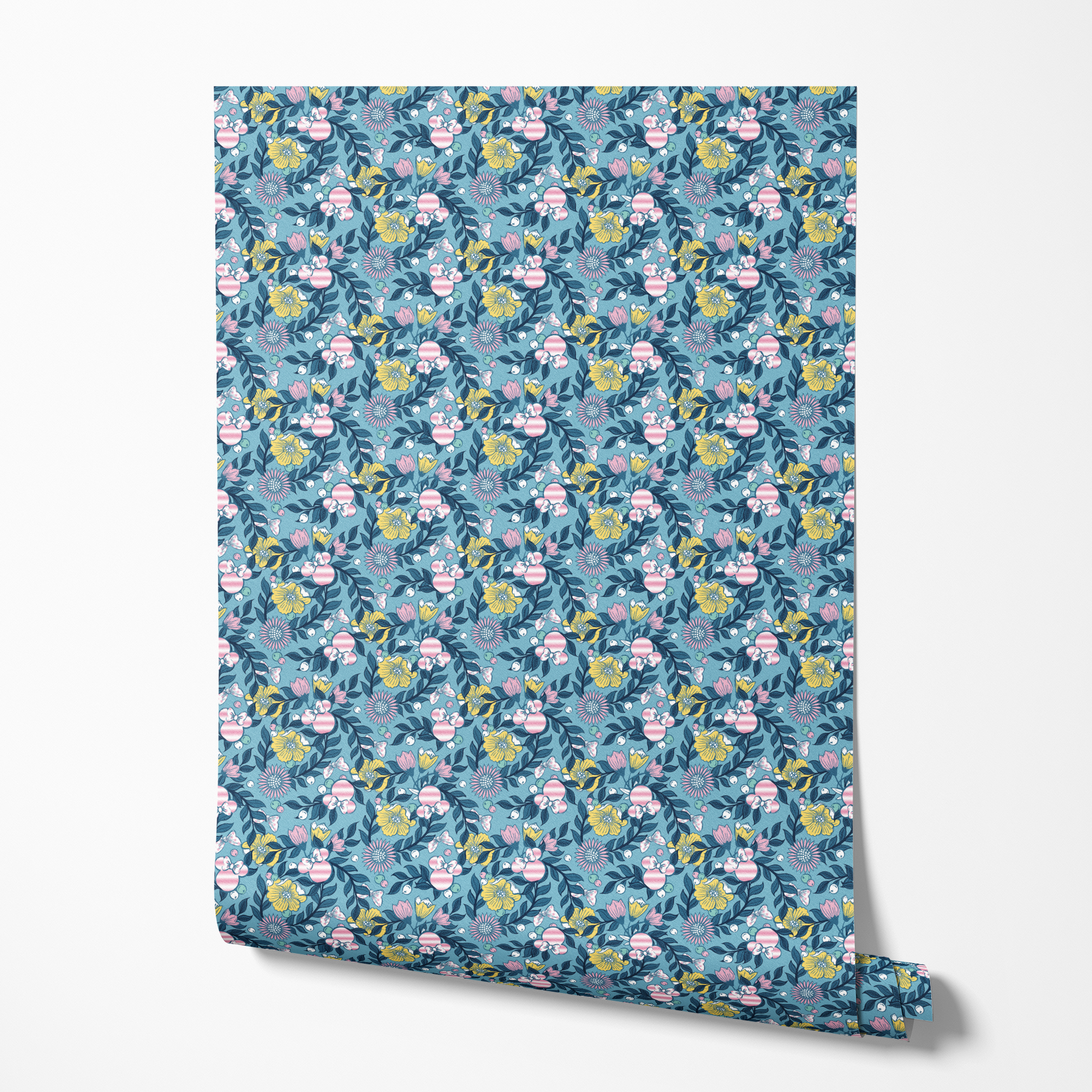  wallpaper roll mockup