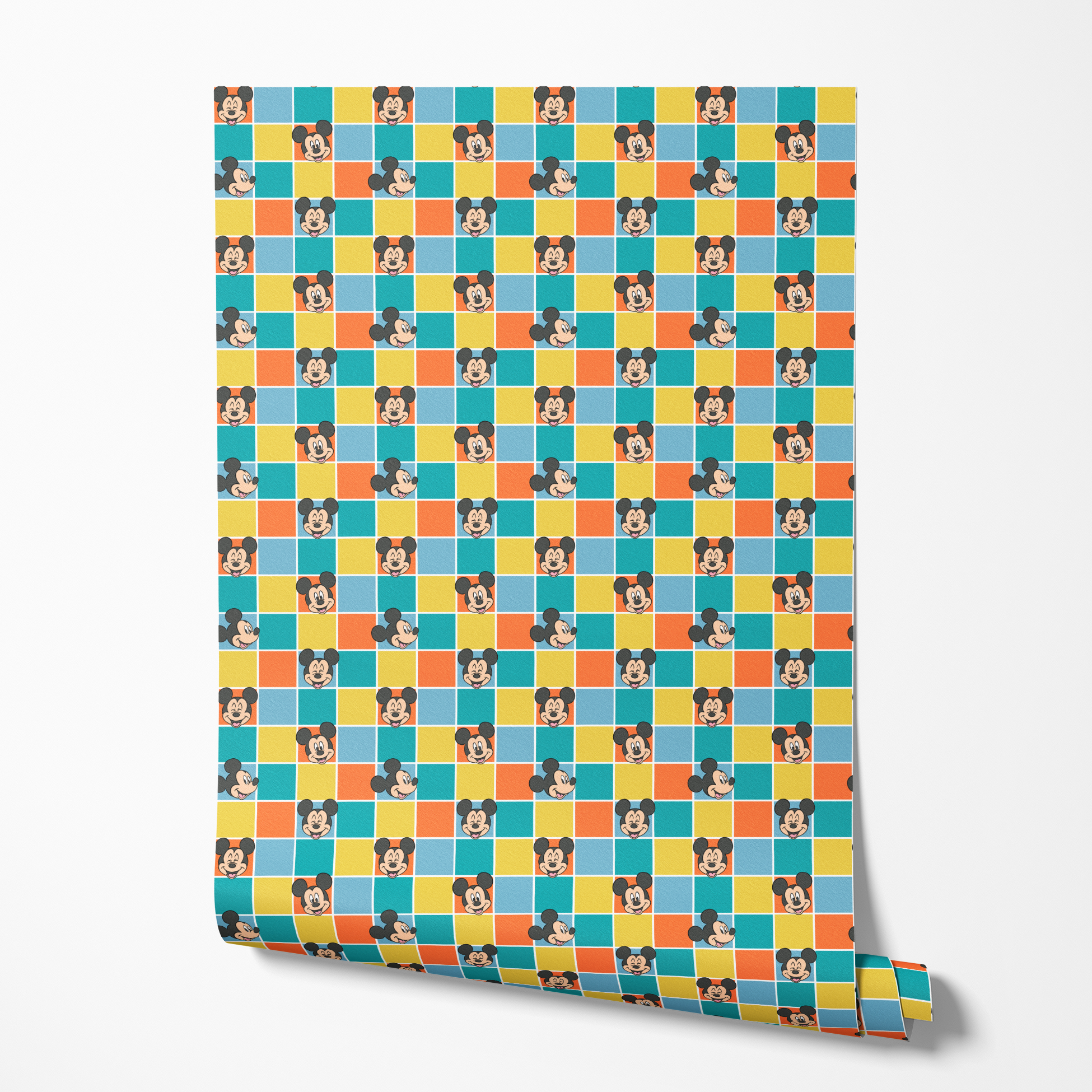  wallpaper roll mockup