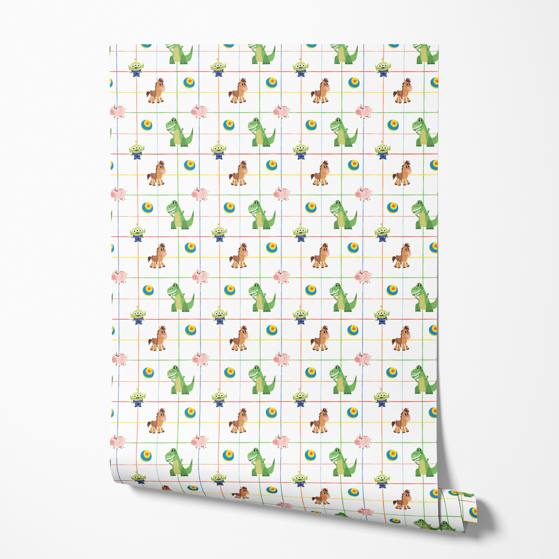  wallpaper roll mockup