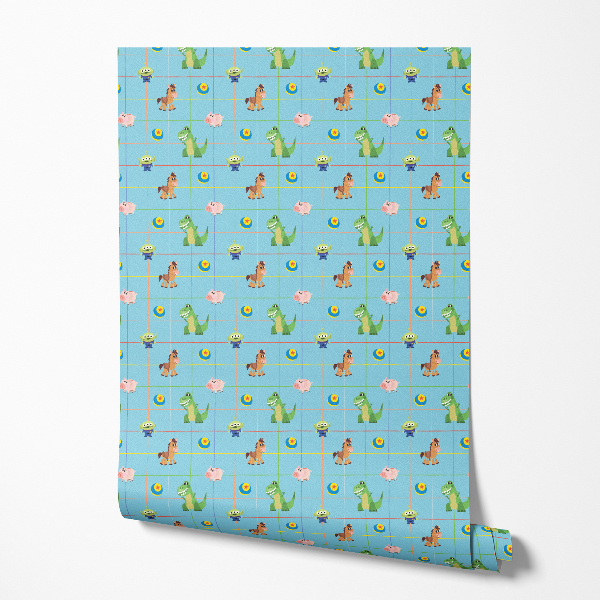  wallpaper roll mockup