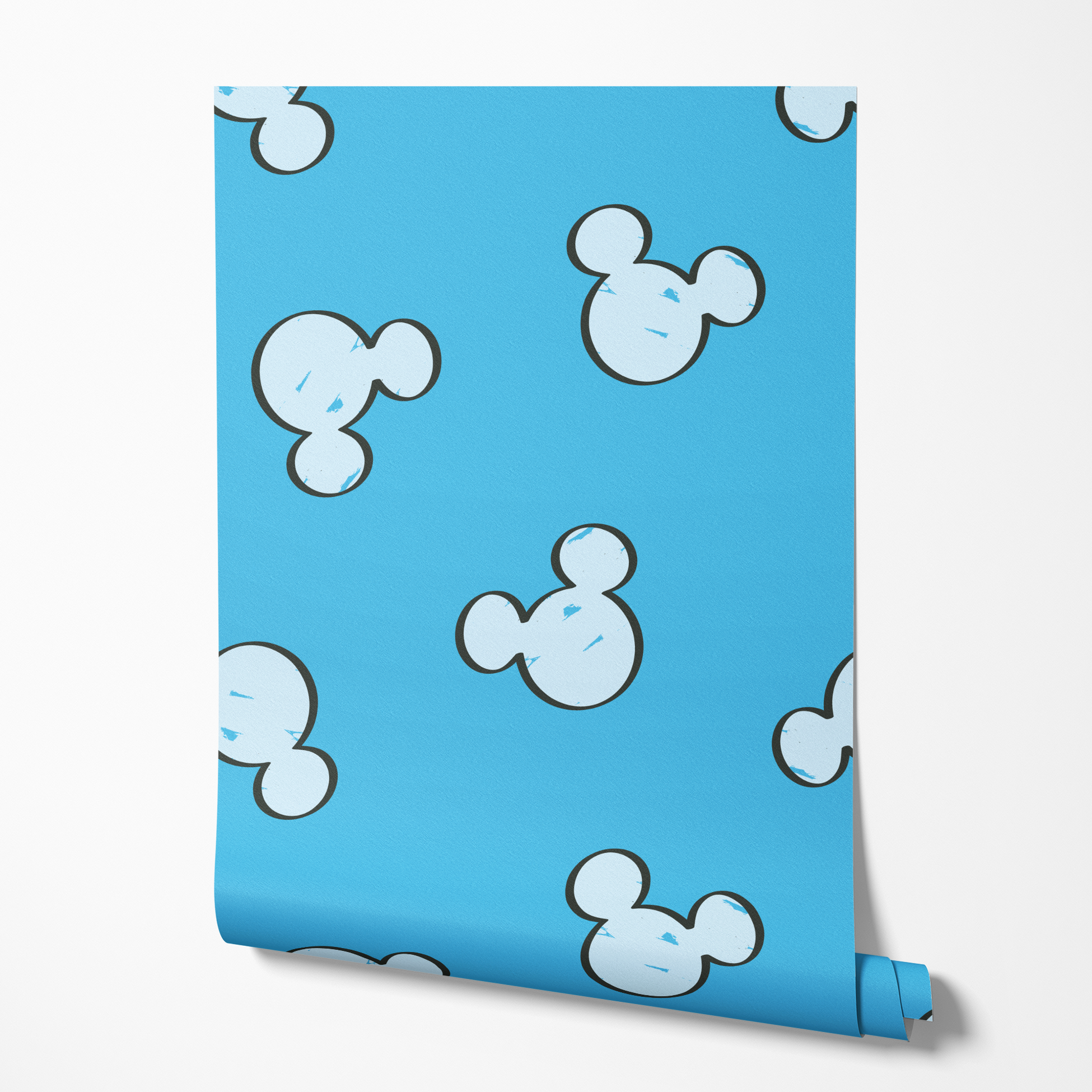  wallpaper roll mockup