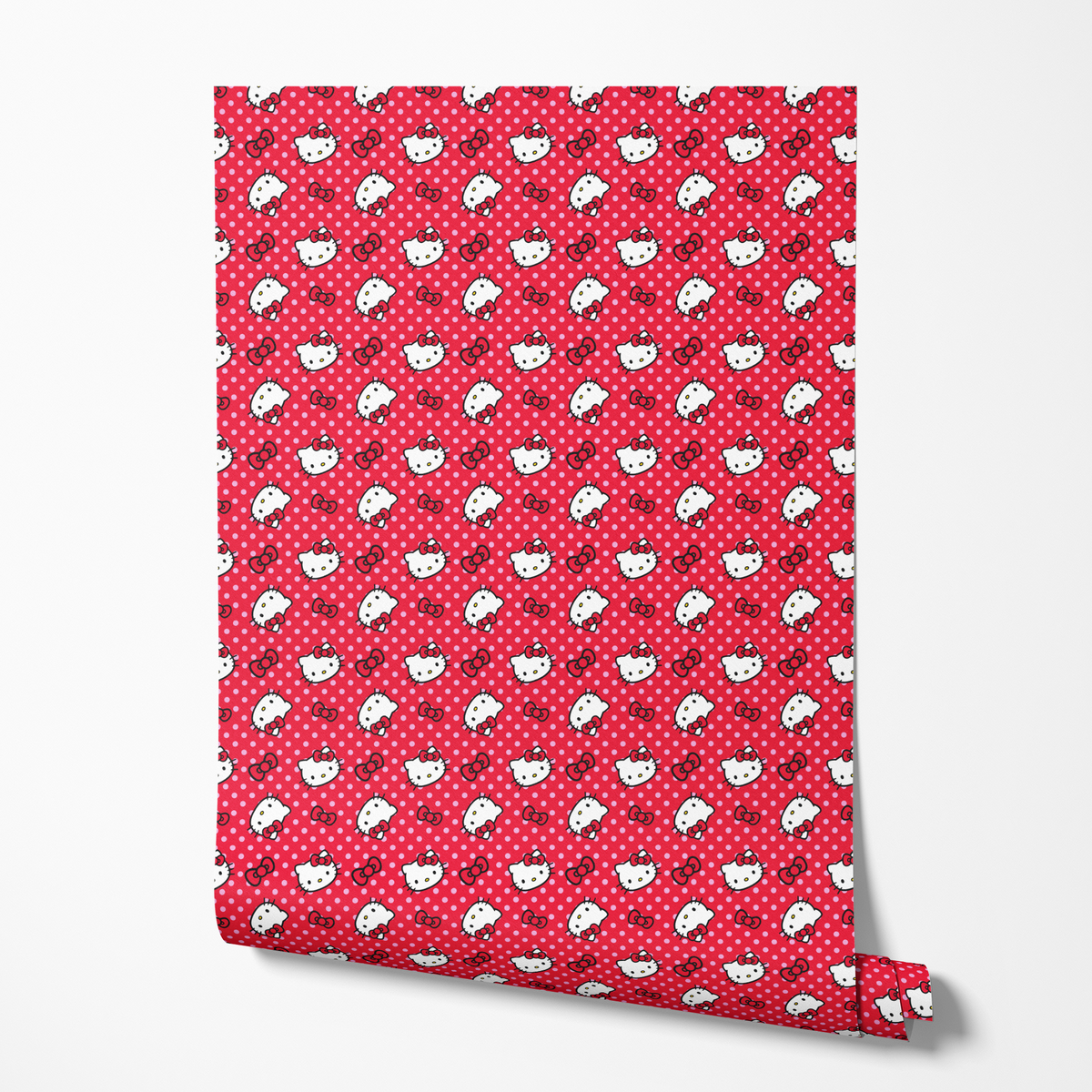 Hello Kitty® Red Polka Dot Wallpaper