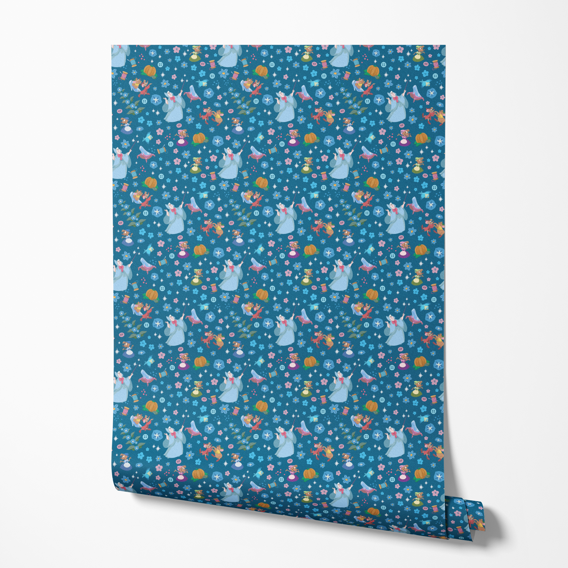  wallpaper roll mockup