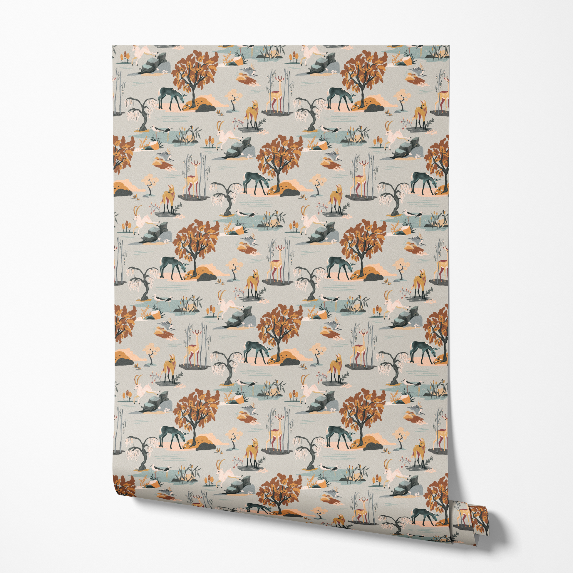  wallpaper roll mockup