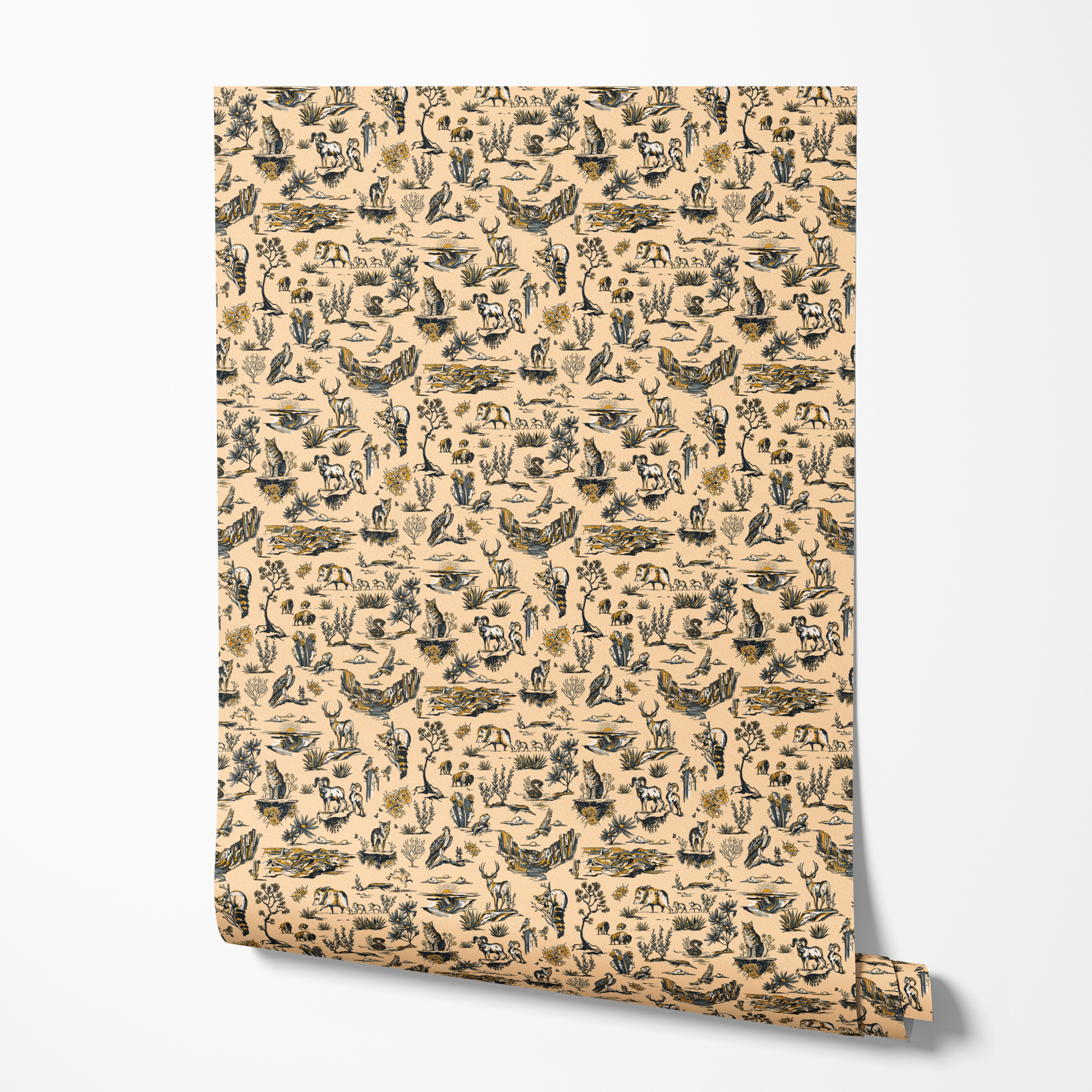  wallpaper roll mockup