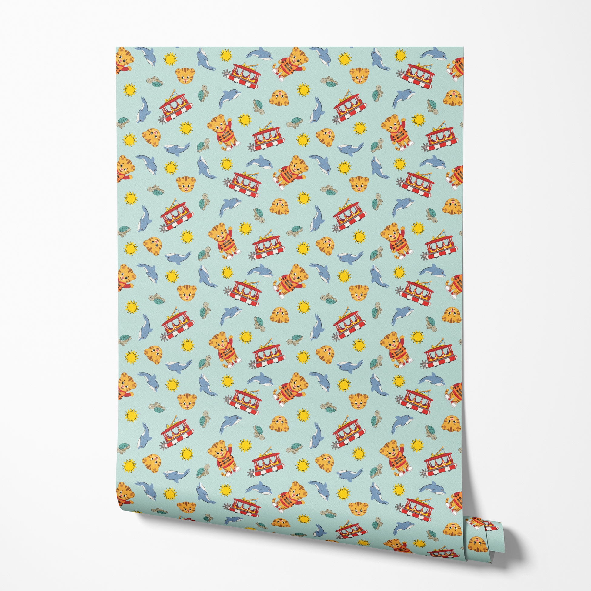  wallpaper roll mockup