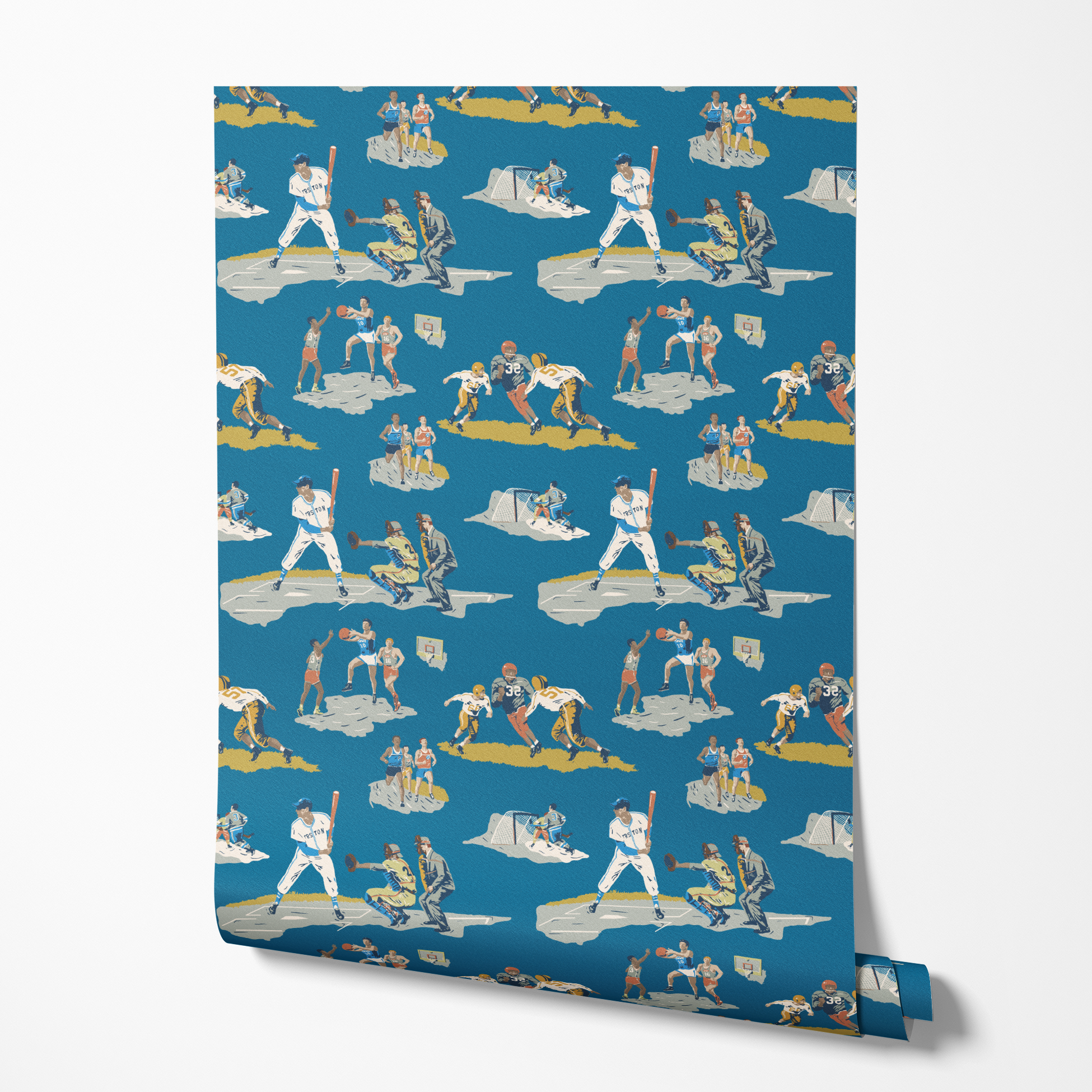 wallpaper roll mockup