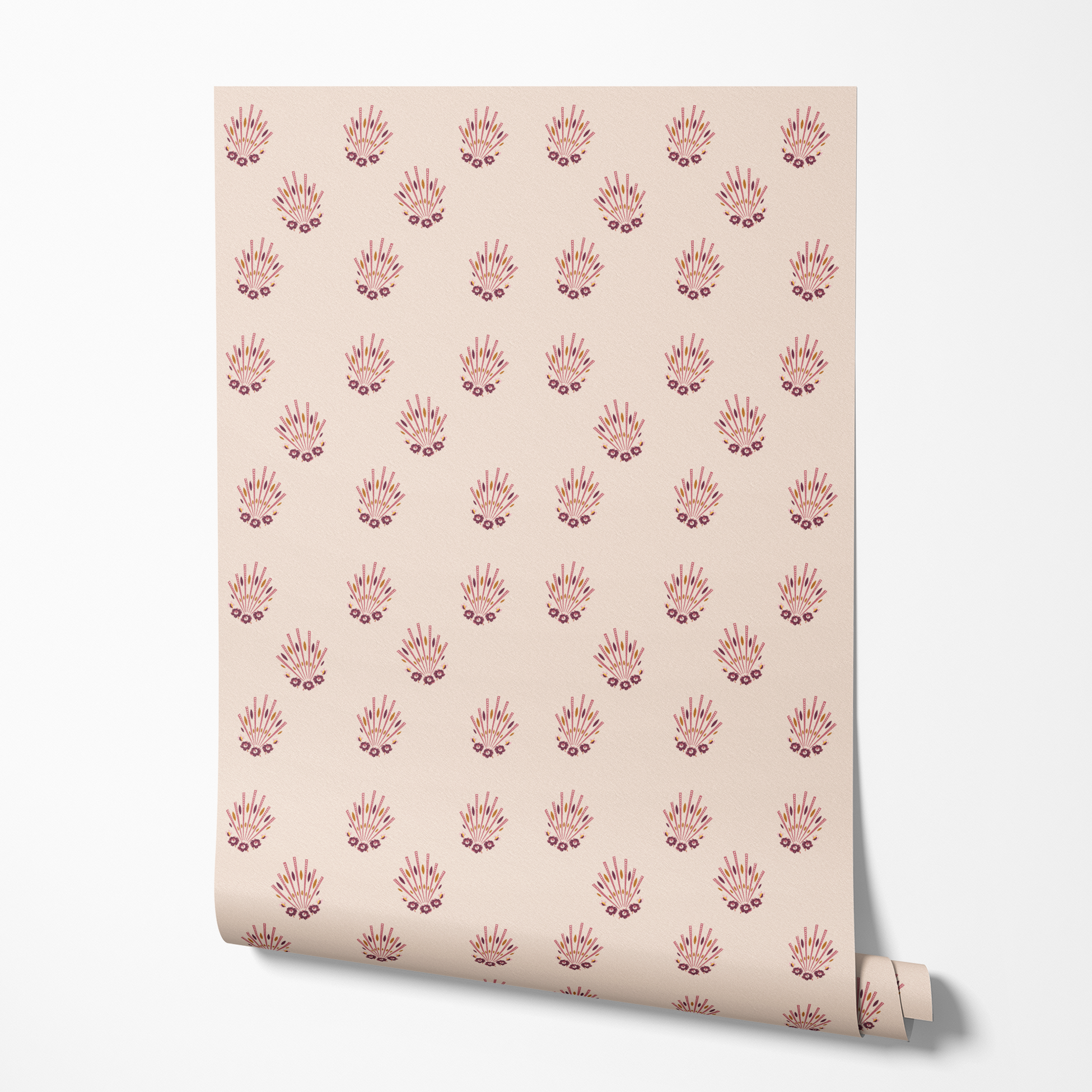  wallpaper roll mockup