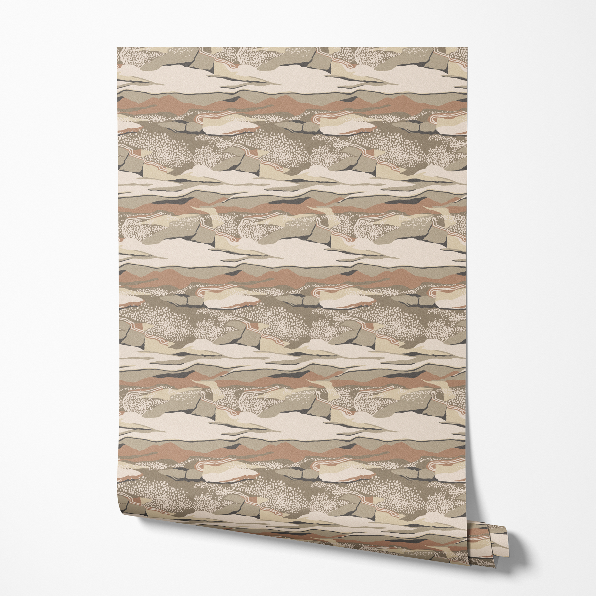  wallpaper roll mockup