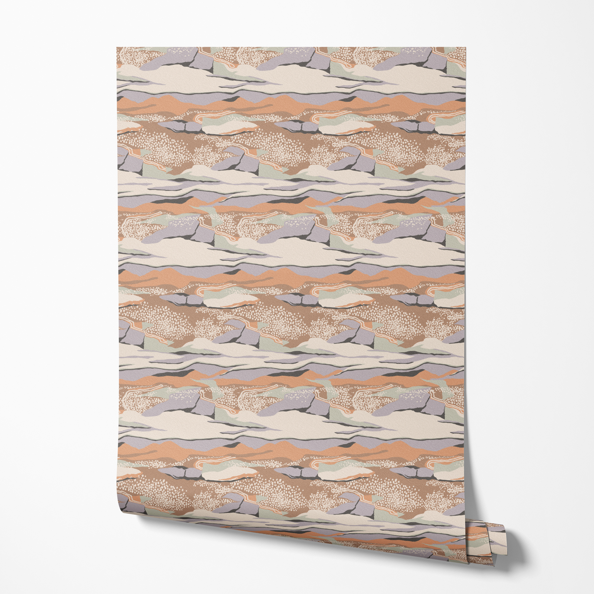  wallpaper roll mockup