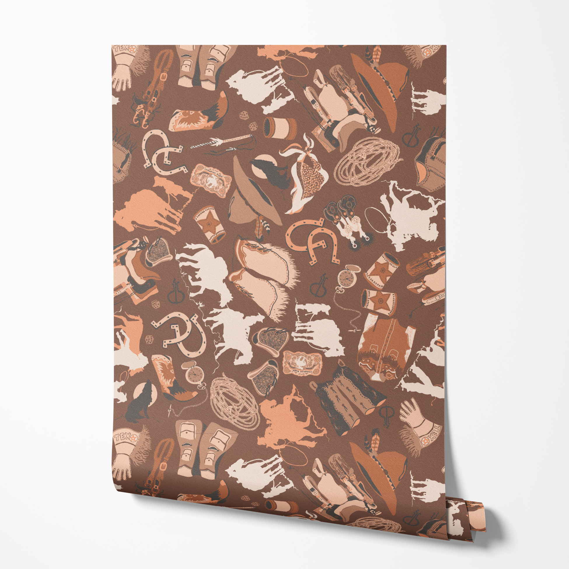  wallpaper roll mockup