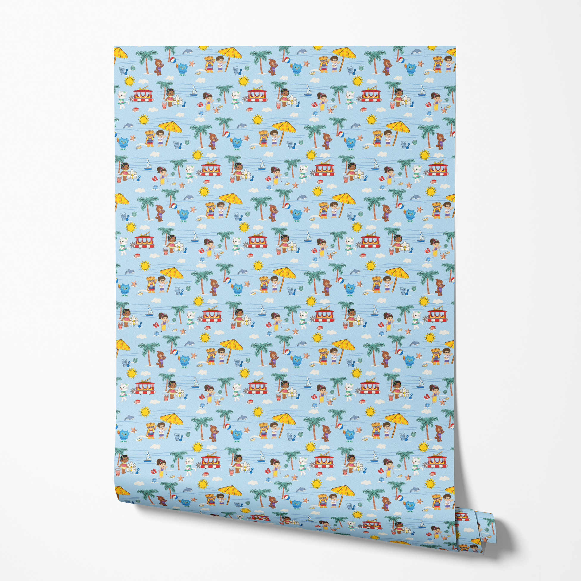  wallpaper roll mockup