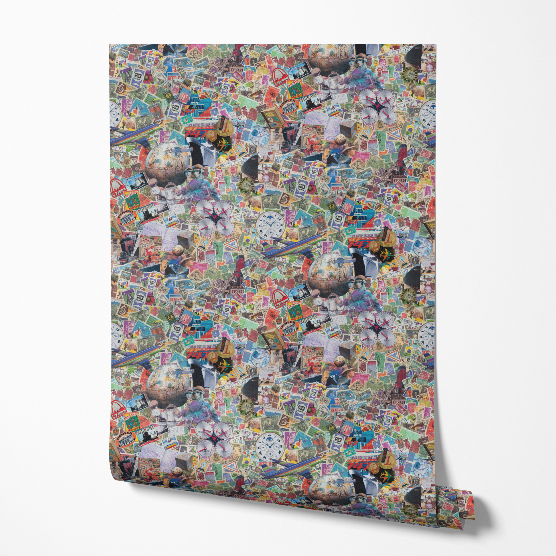 wallpaper roll mockup