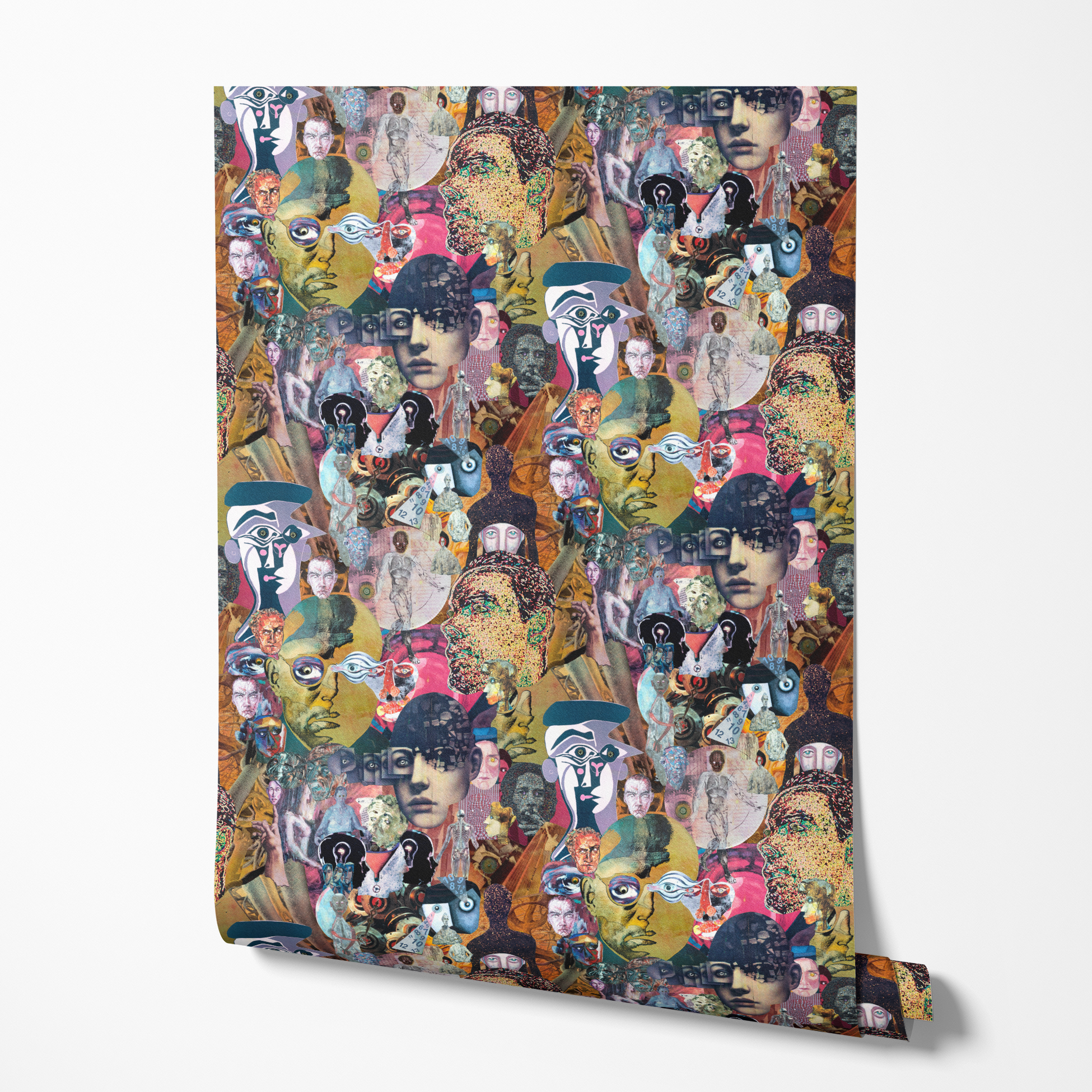 wallpaper roll mockup