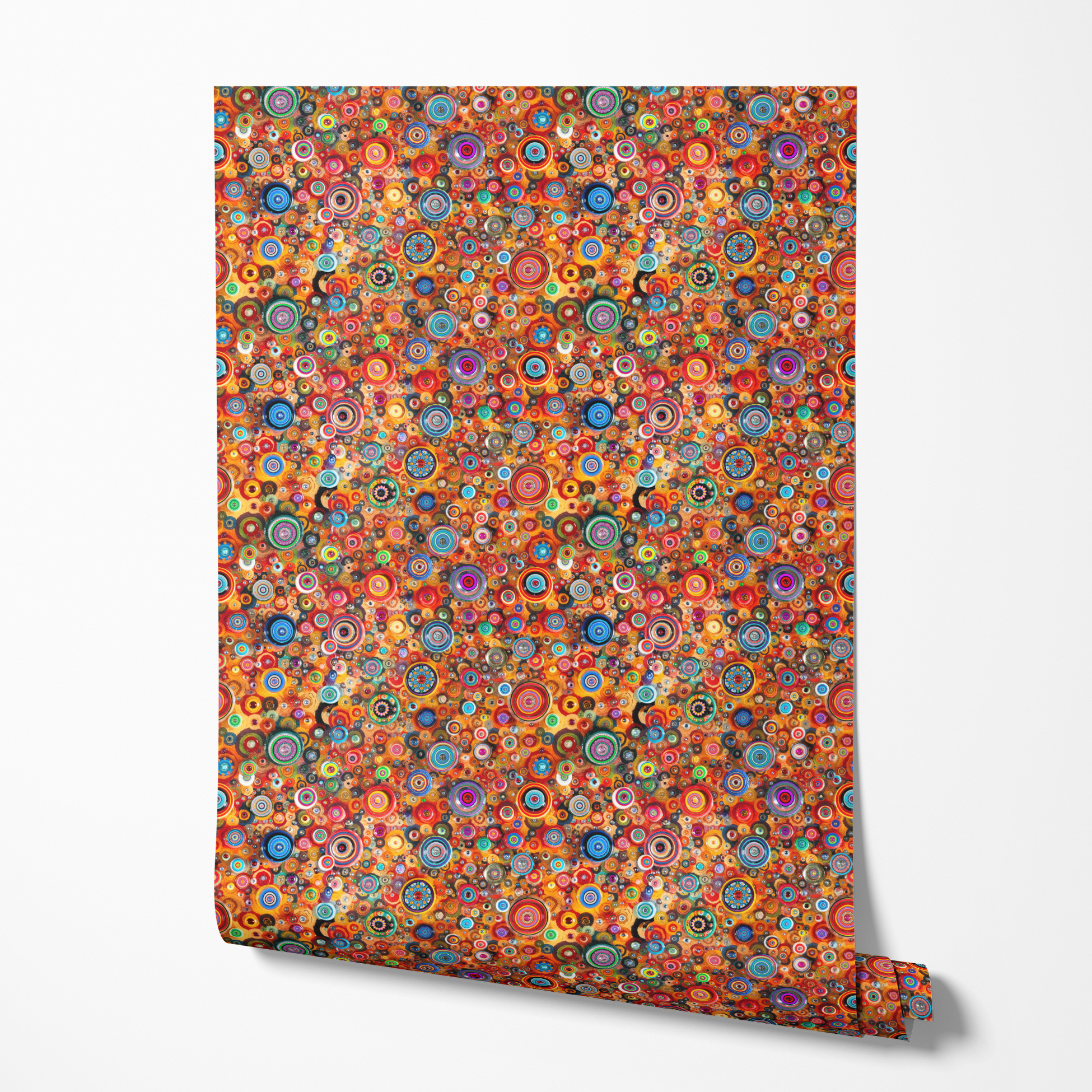 wallpaper roll mockup