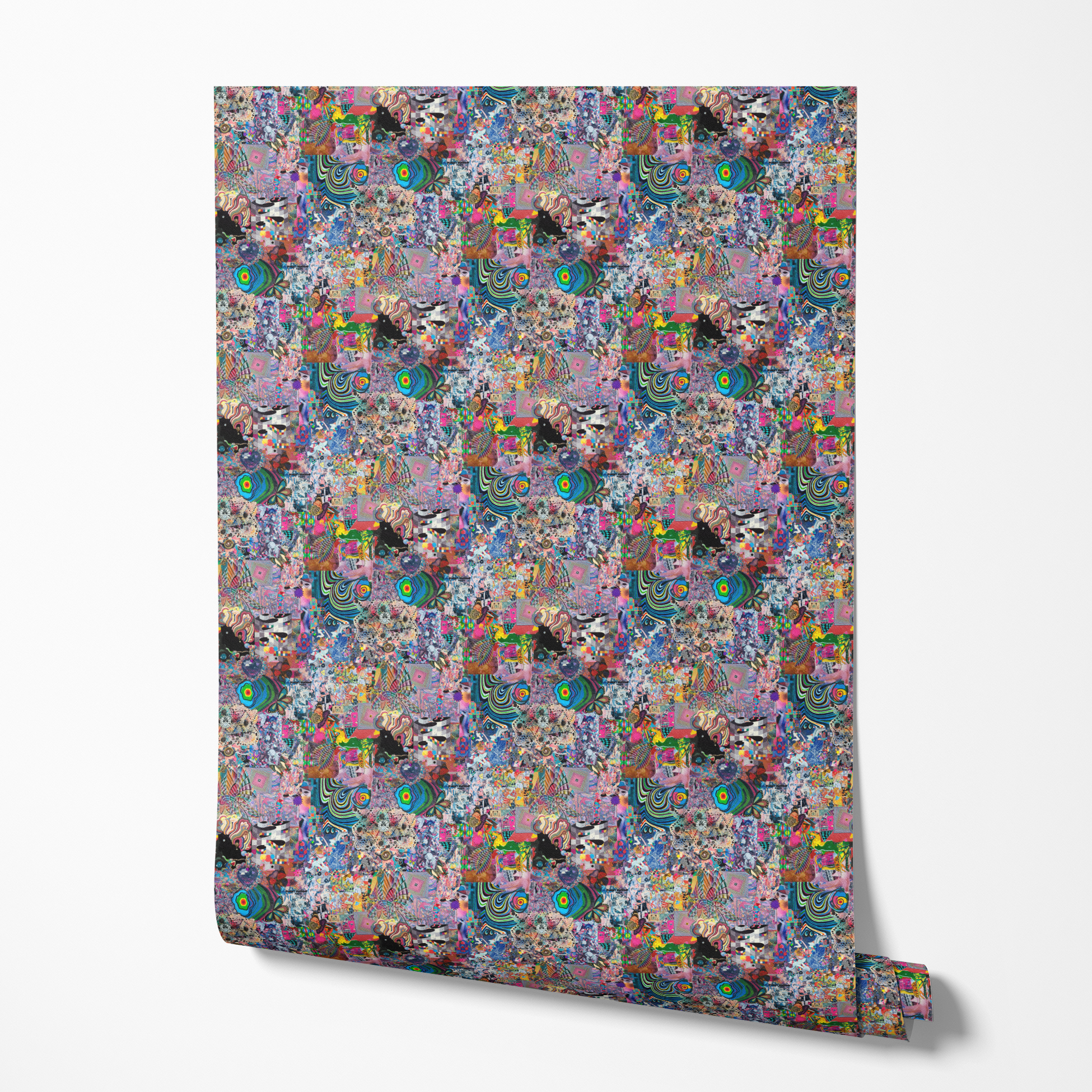 wallpaper roll mockup