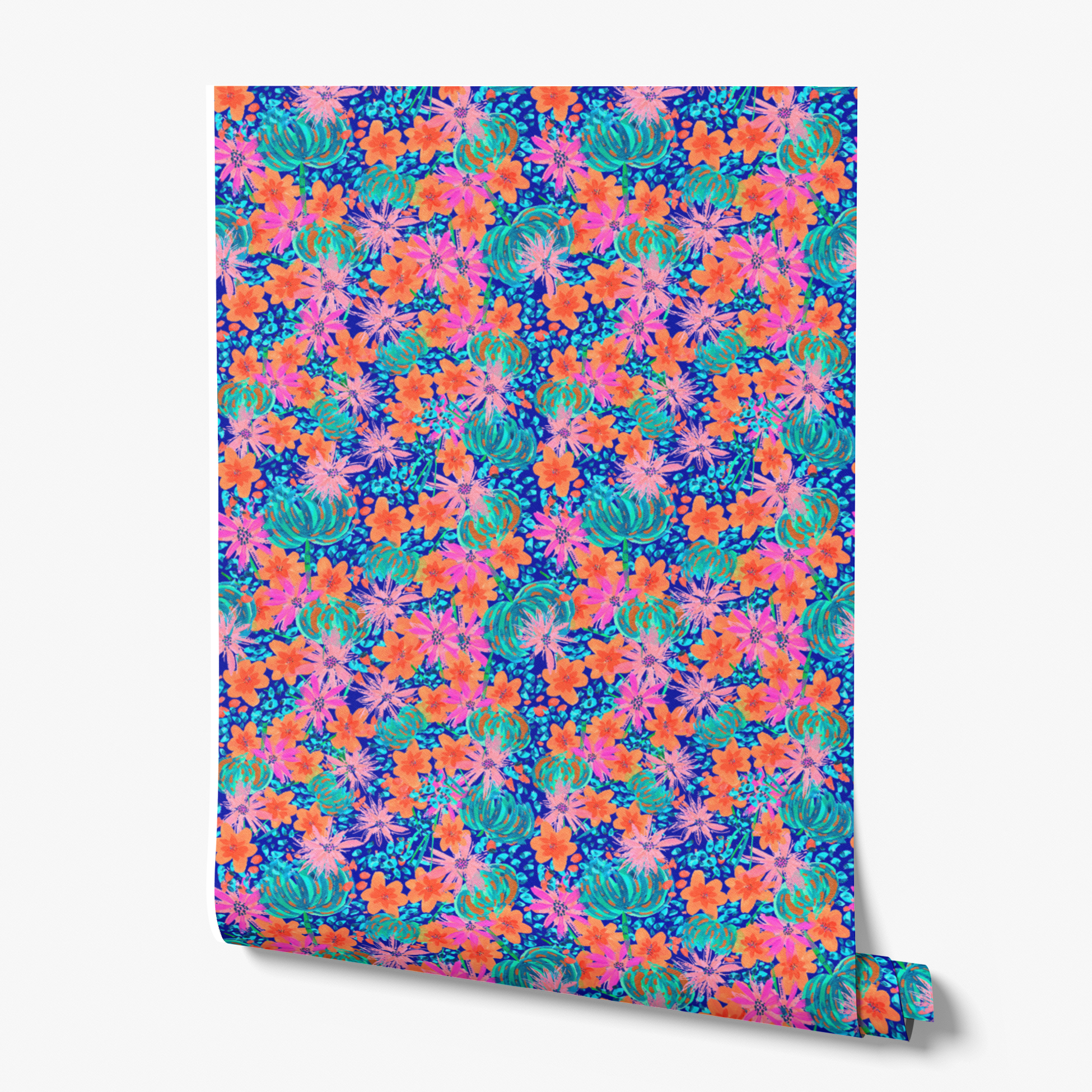  wallpaper roll mockup