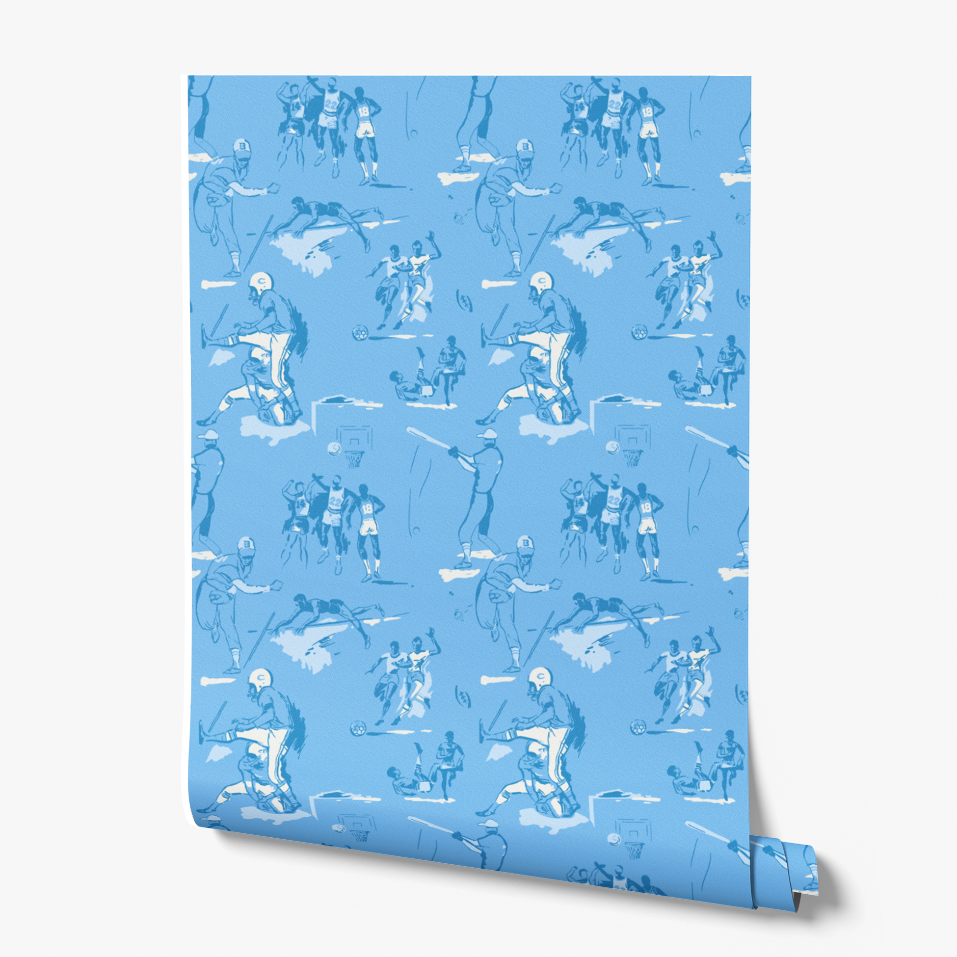  wallpaper roll mockup