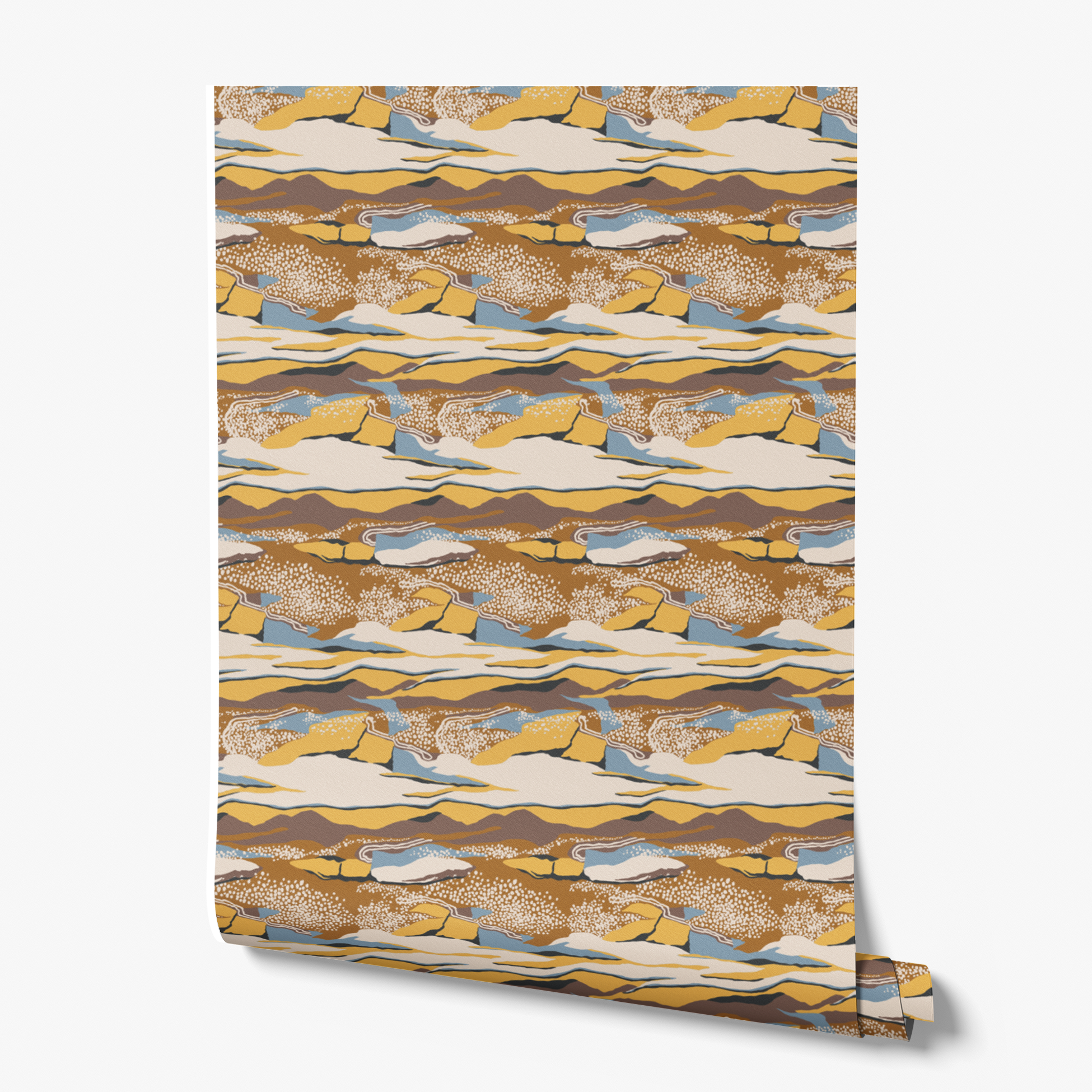  wallpaper roll mockup