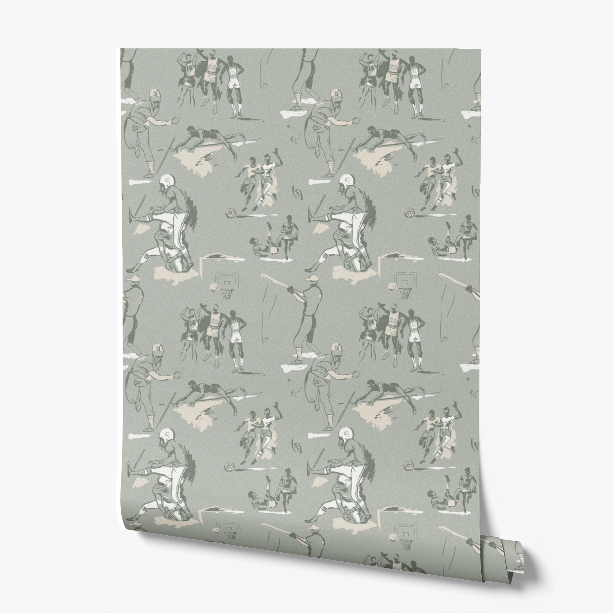  wallpaper roll mockup