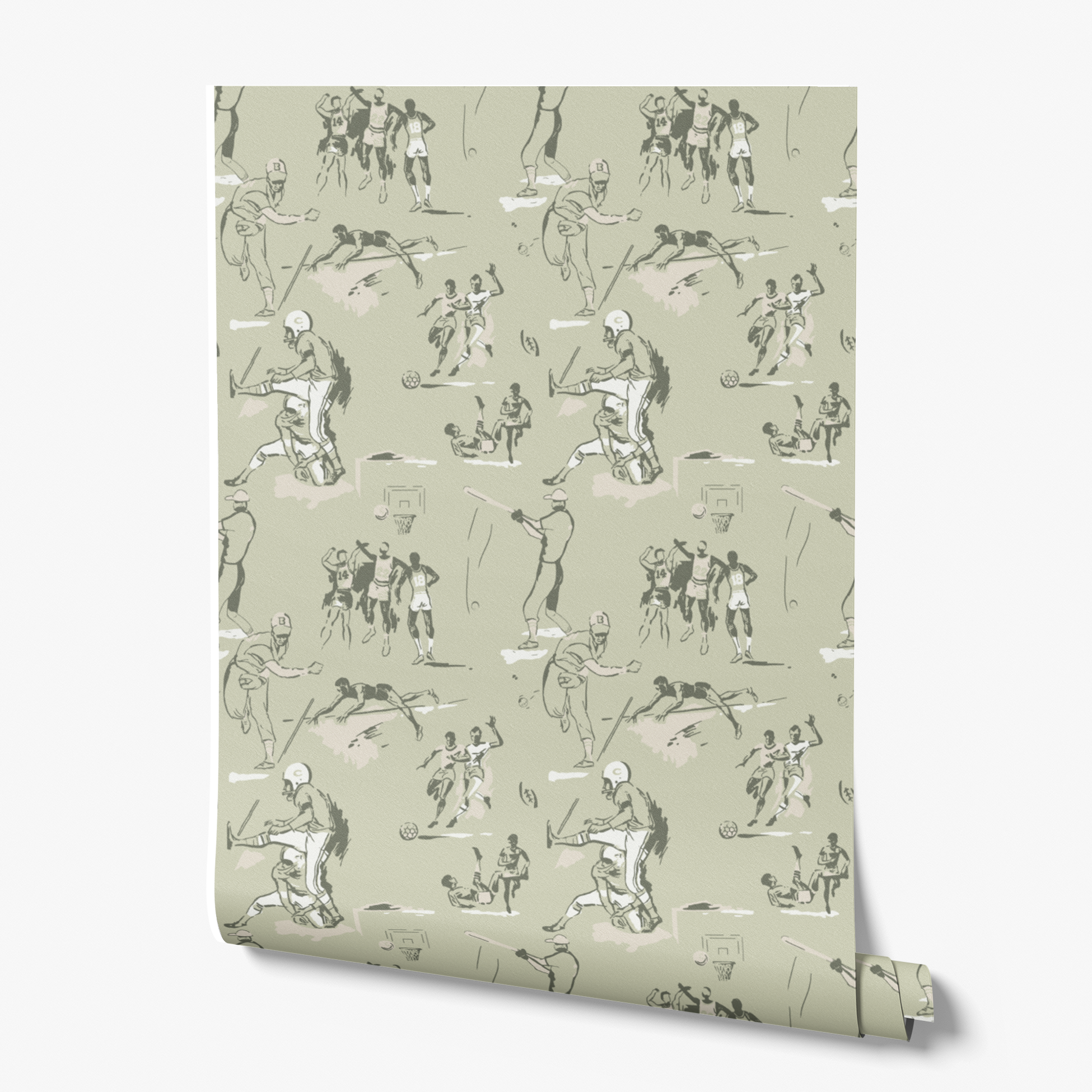  wallpaper roll mockup