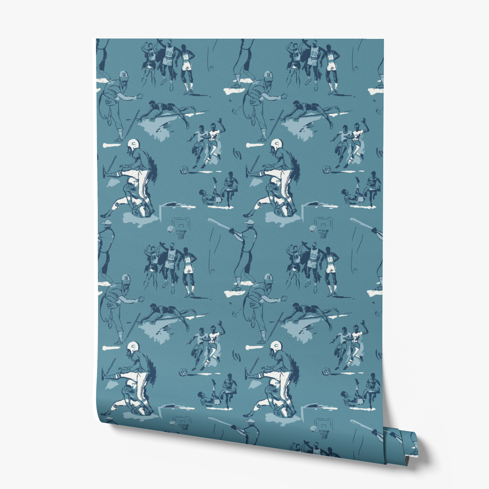  wallpaper roll mockup