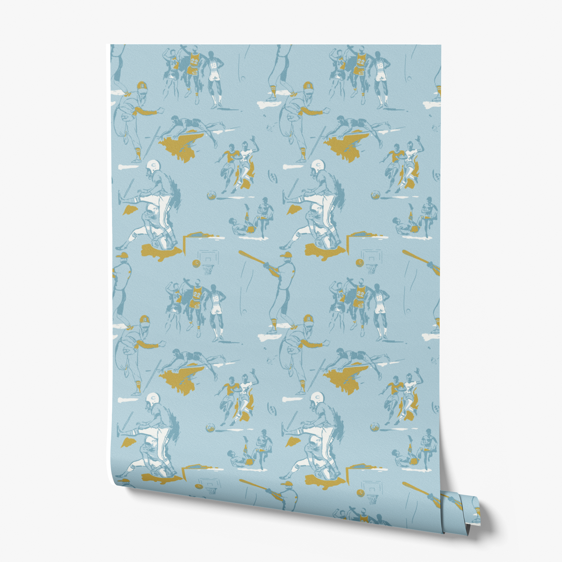  wallpaper roll mockup