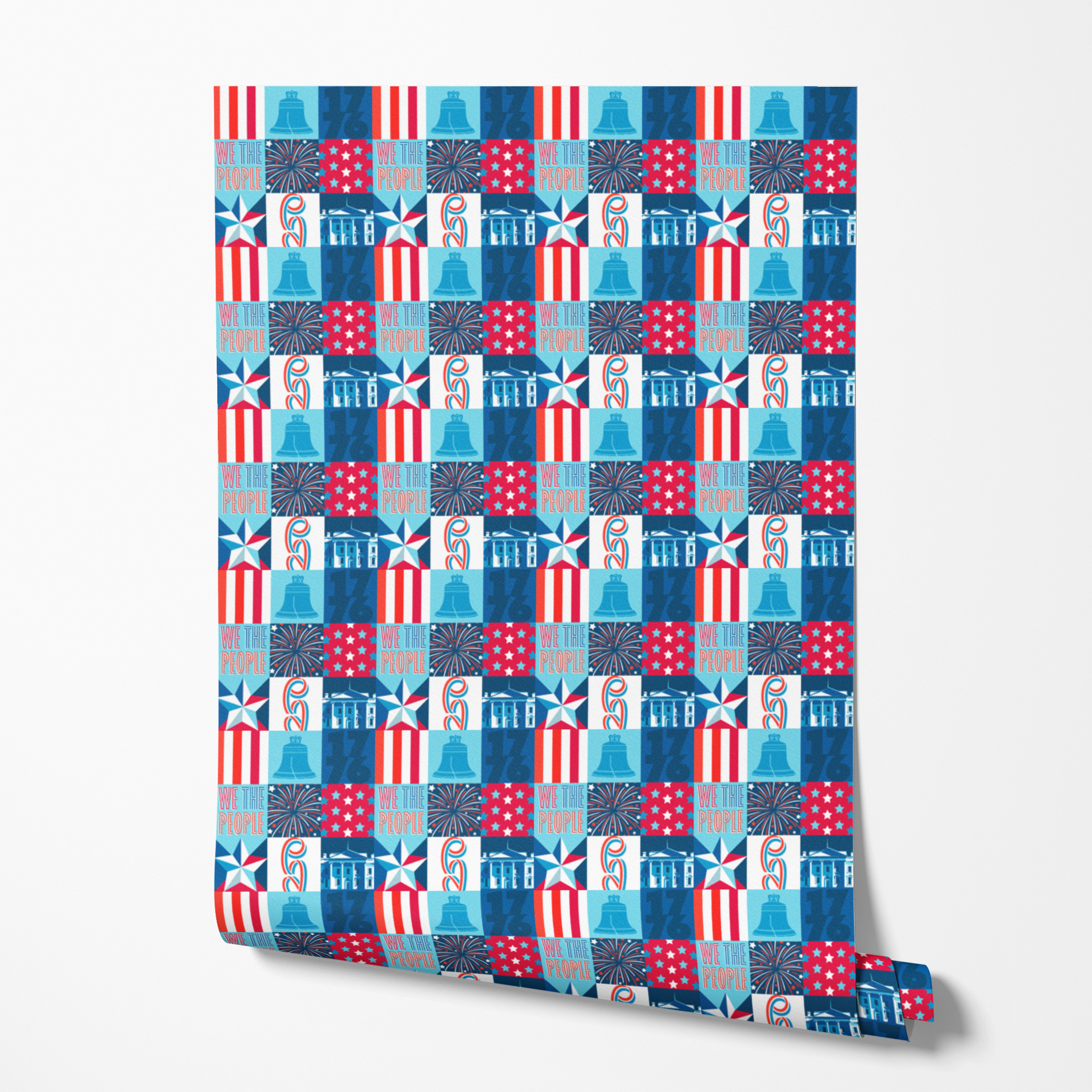  wallpaper roll mockup