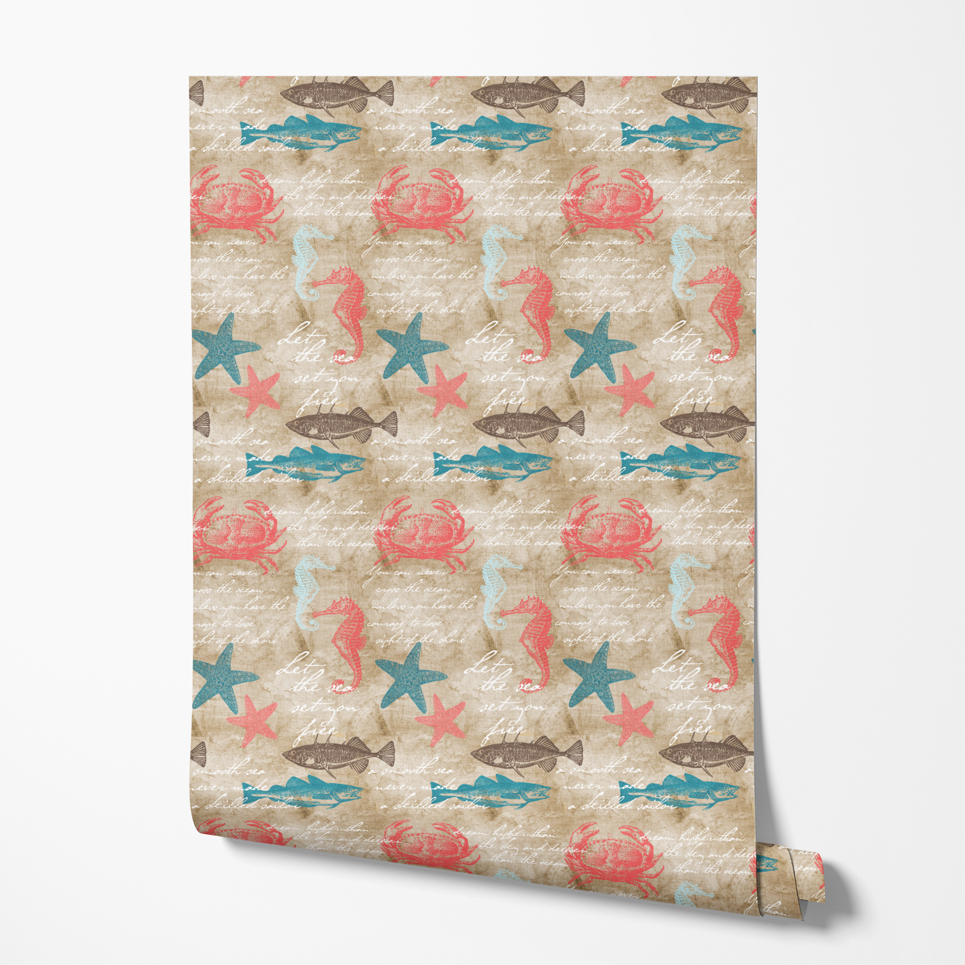  wallpaper roll mockup