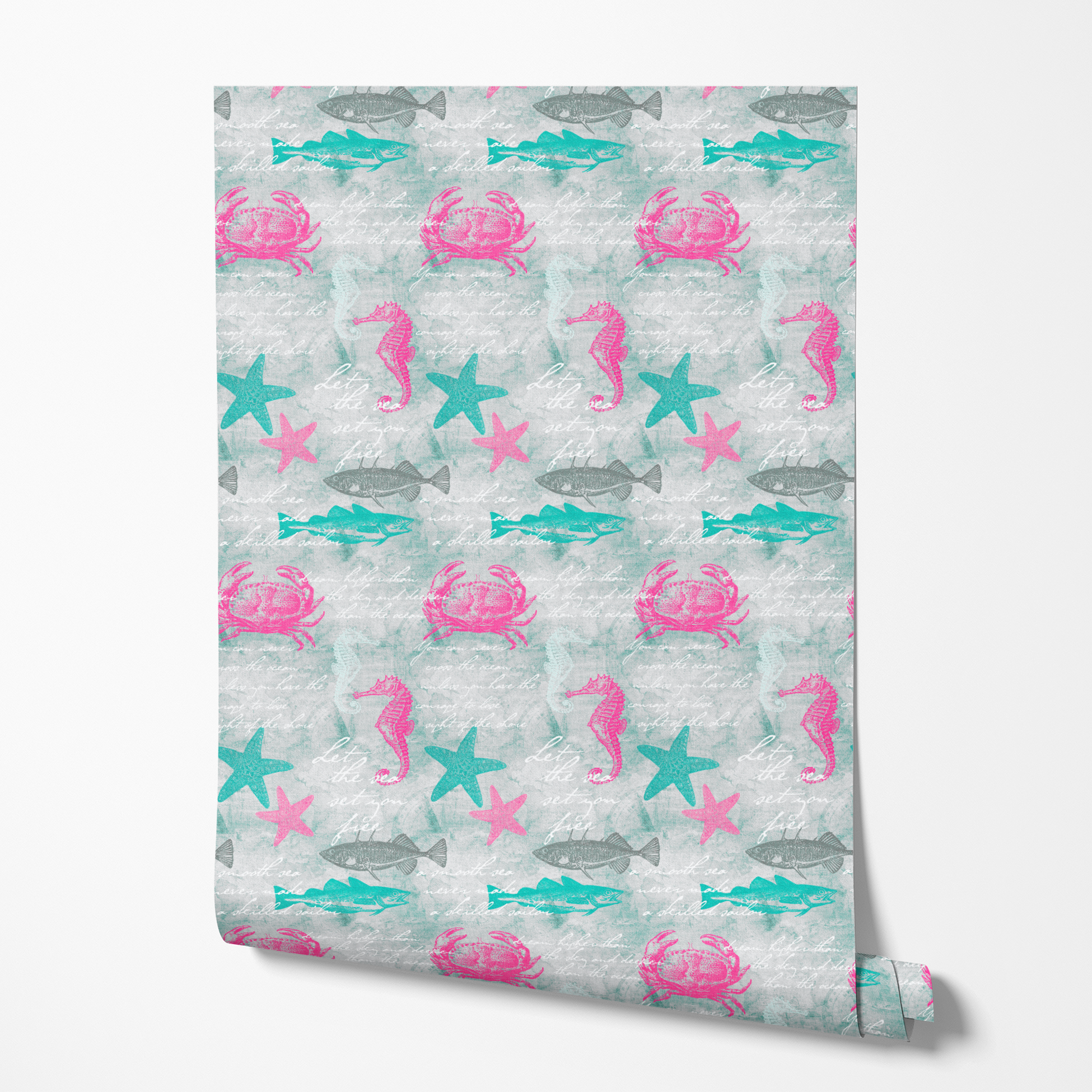  wallpaper roll mockup