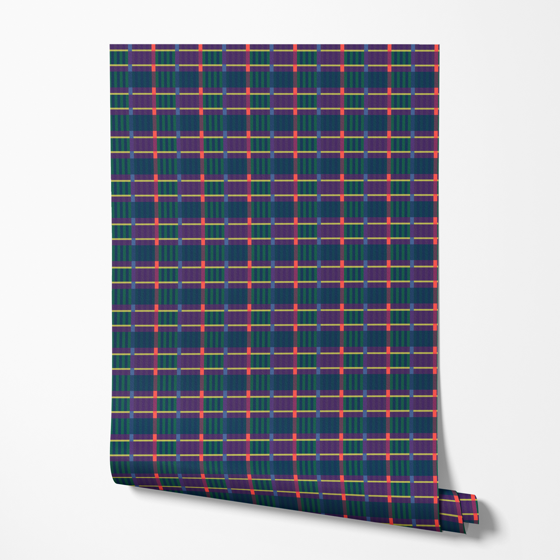  wallpaper roll mockup