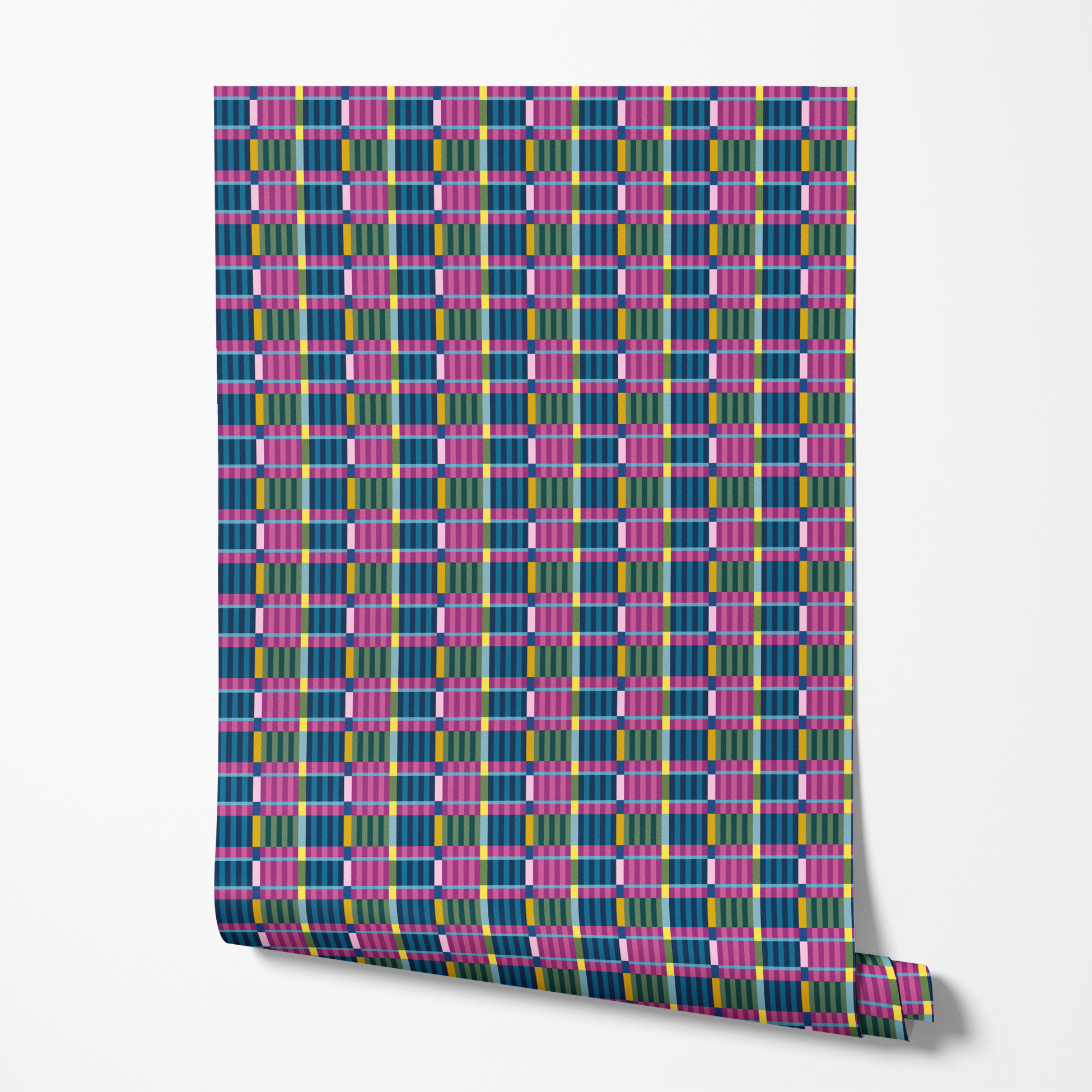  wallpaper roll mockup