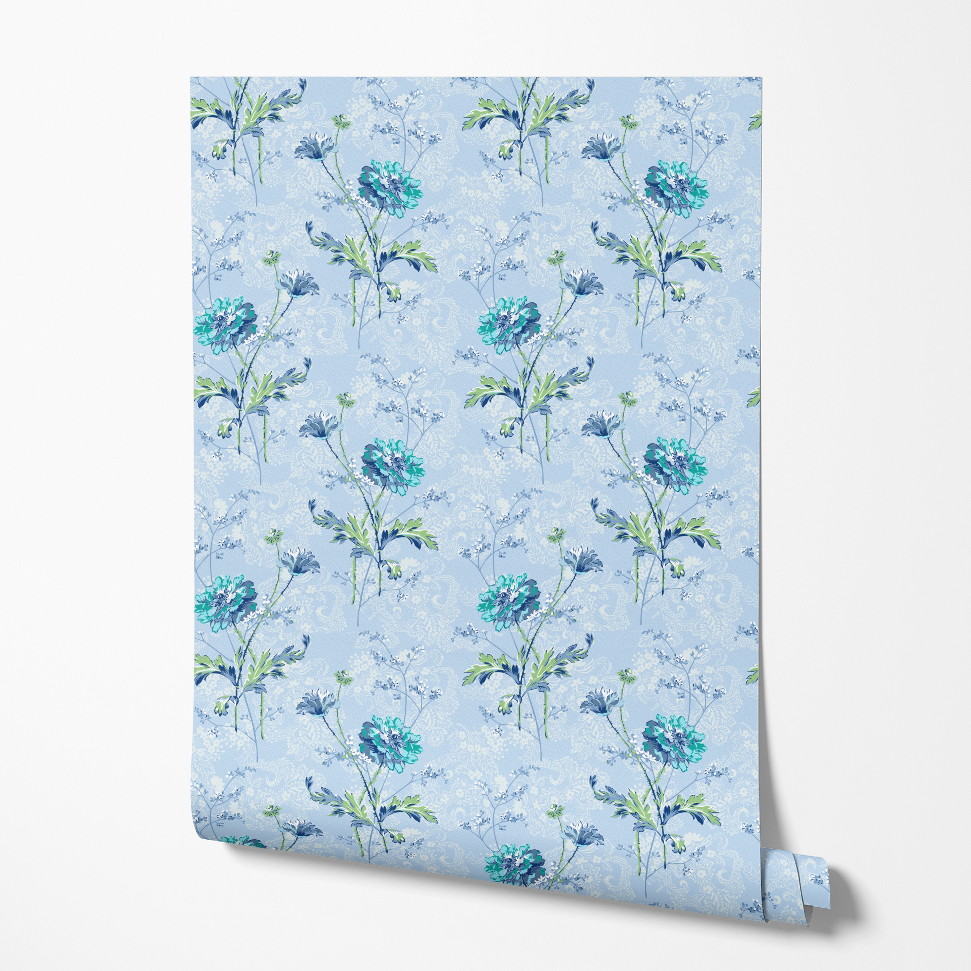  wallpaper roll mockup