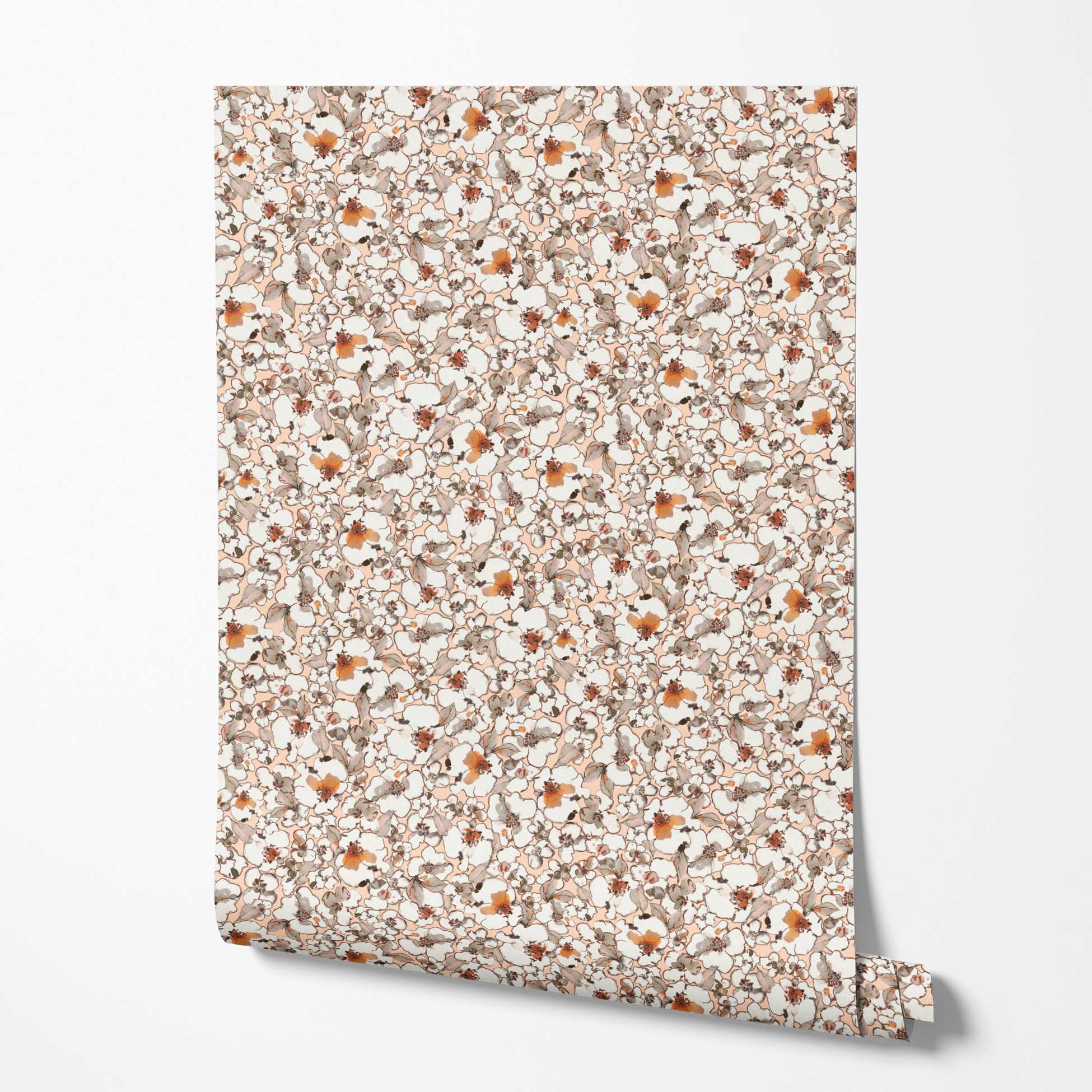  wallpaper roll mockup