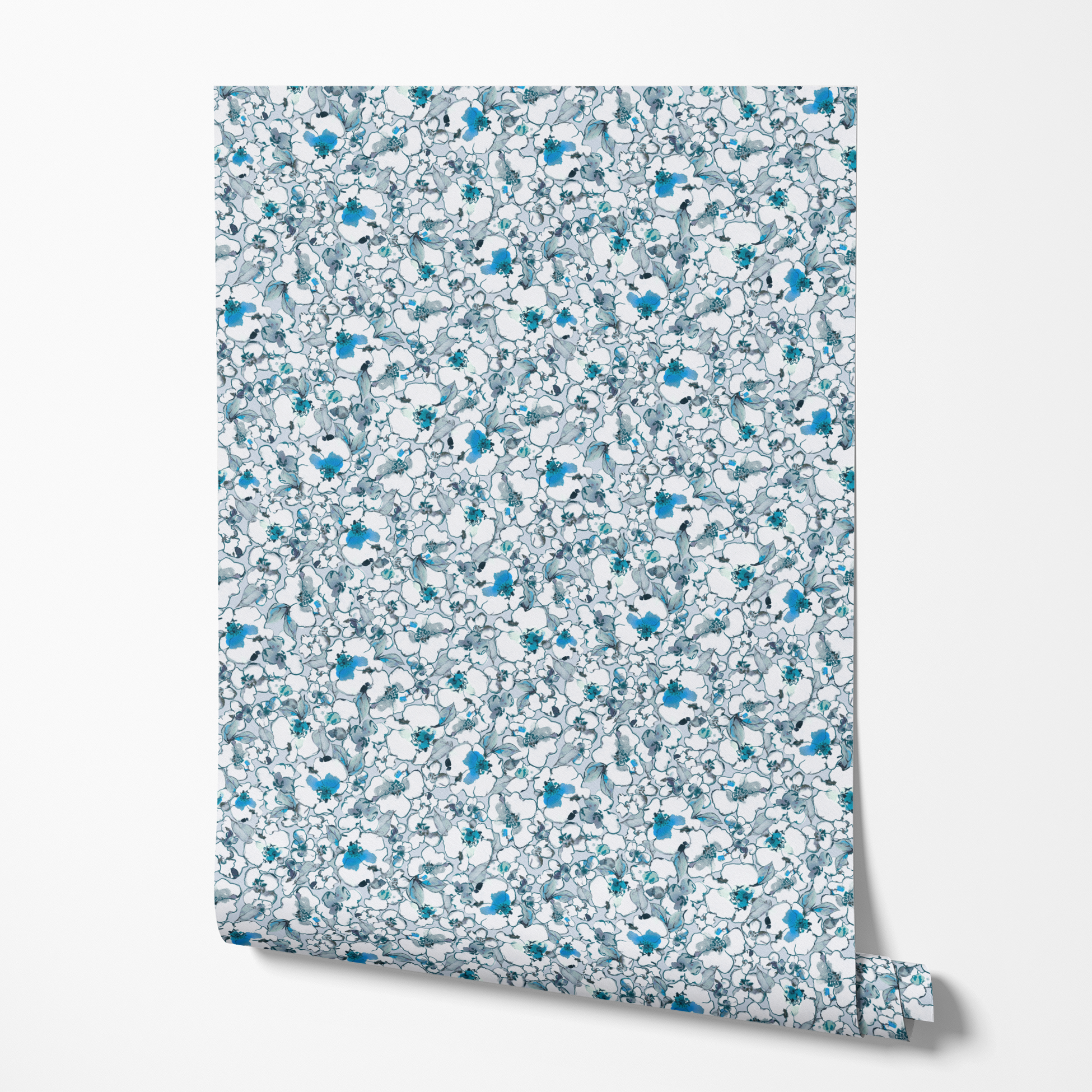  wallpaper roll mockup