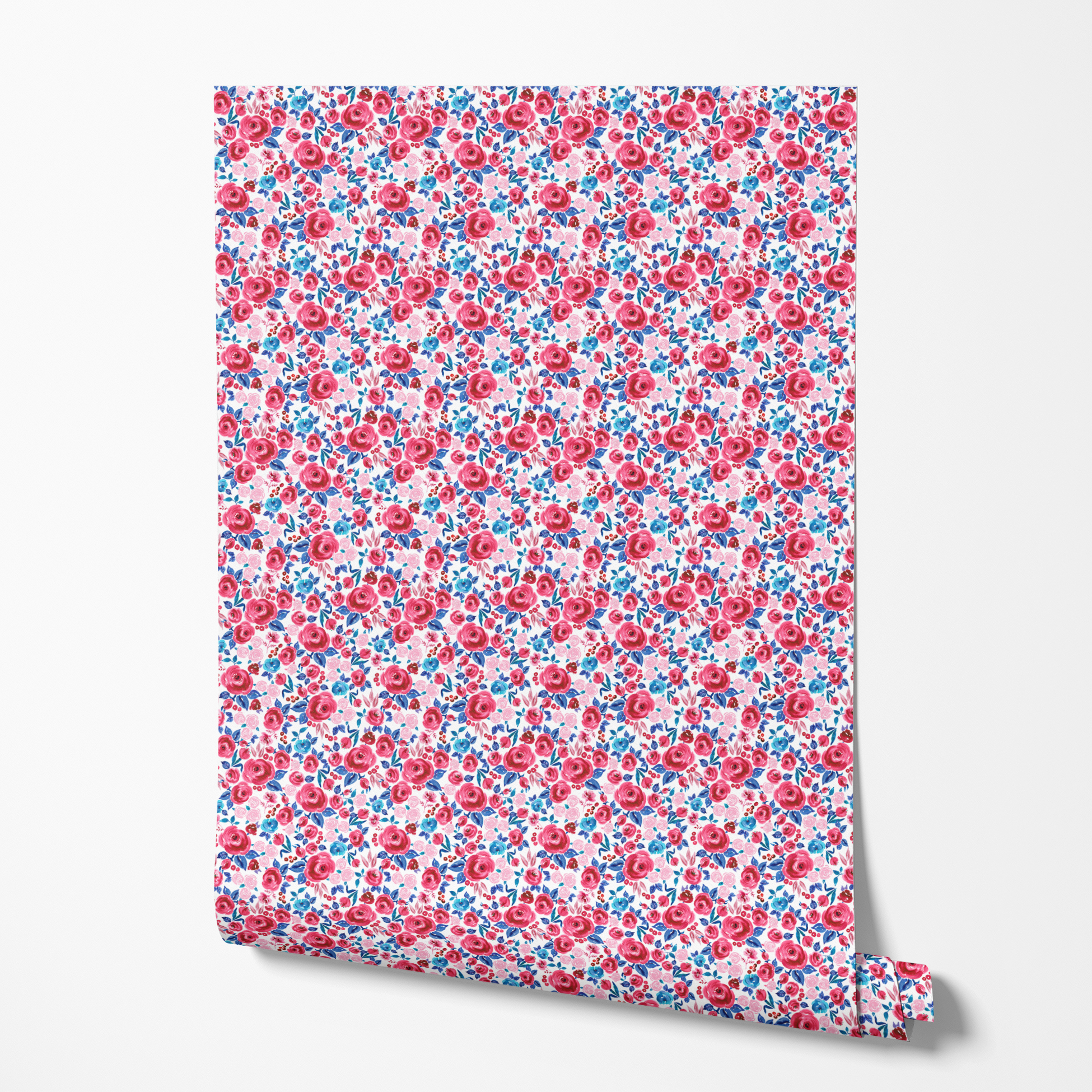  wallpaper roll mockup