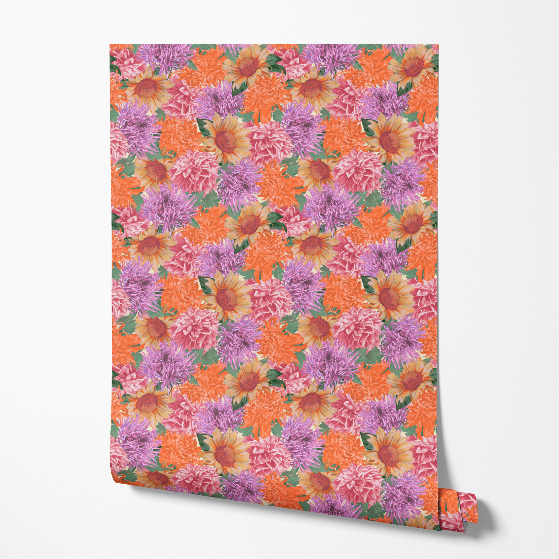  wallpaper roll mockup