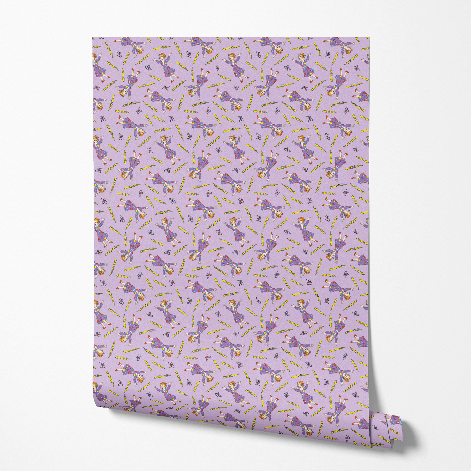  wallpaper roll mockup