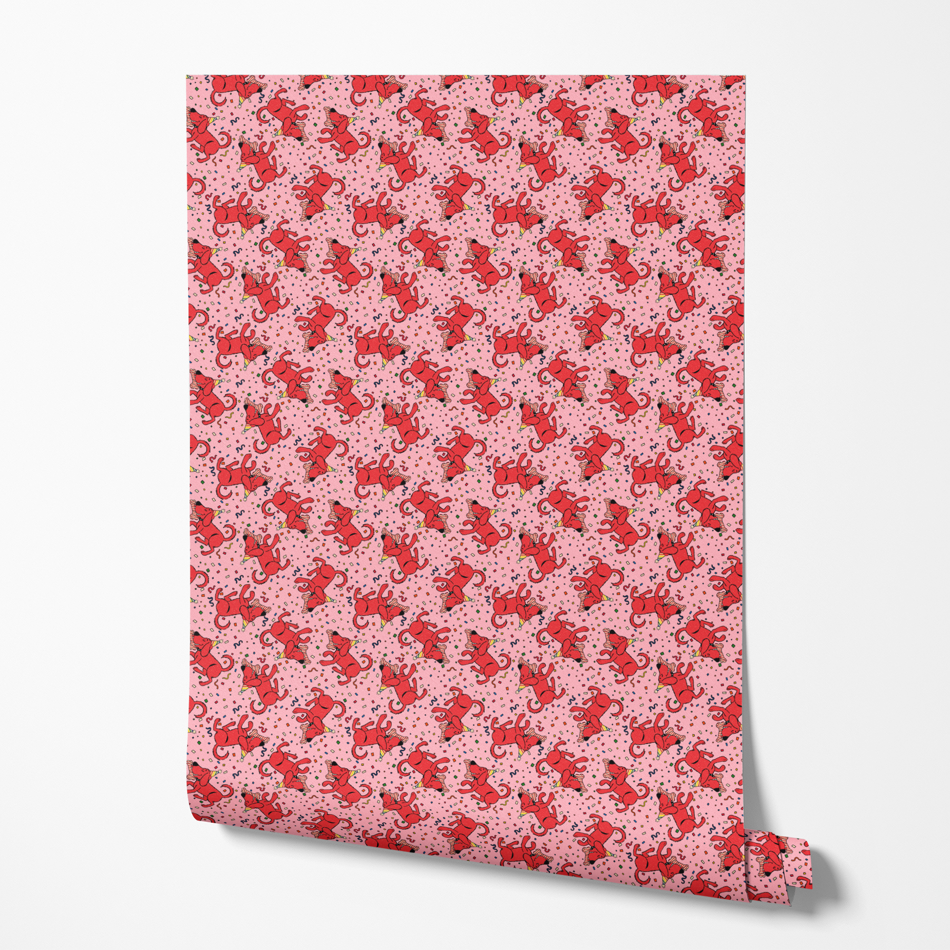  wallpaper roll mockup