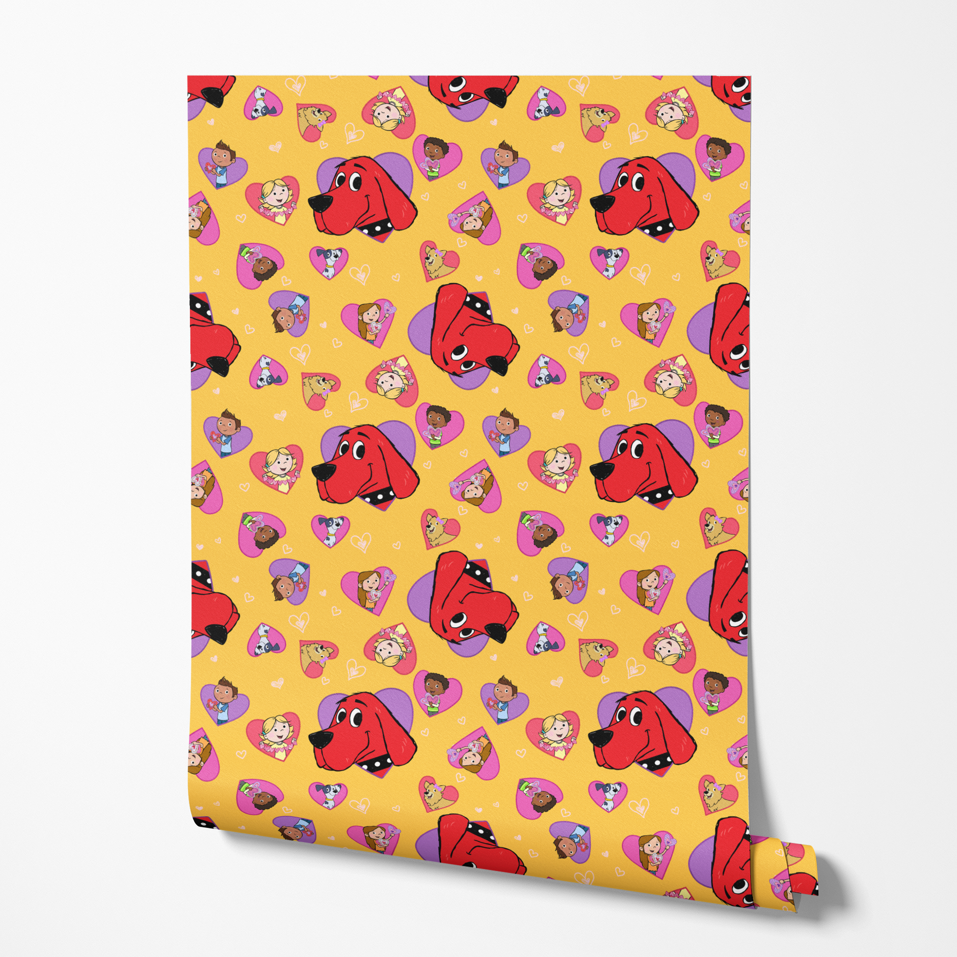  wallpaper roll mockup