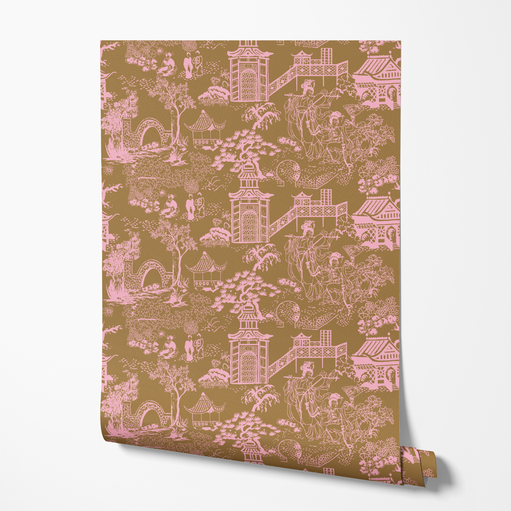  wallpaper roll mockup